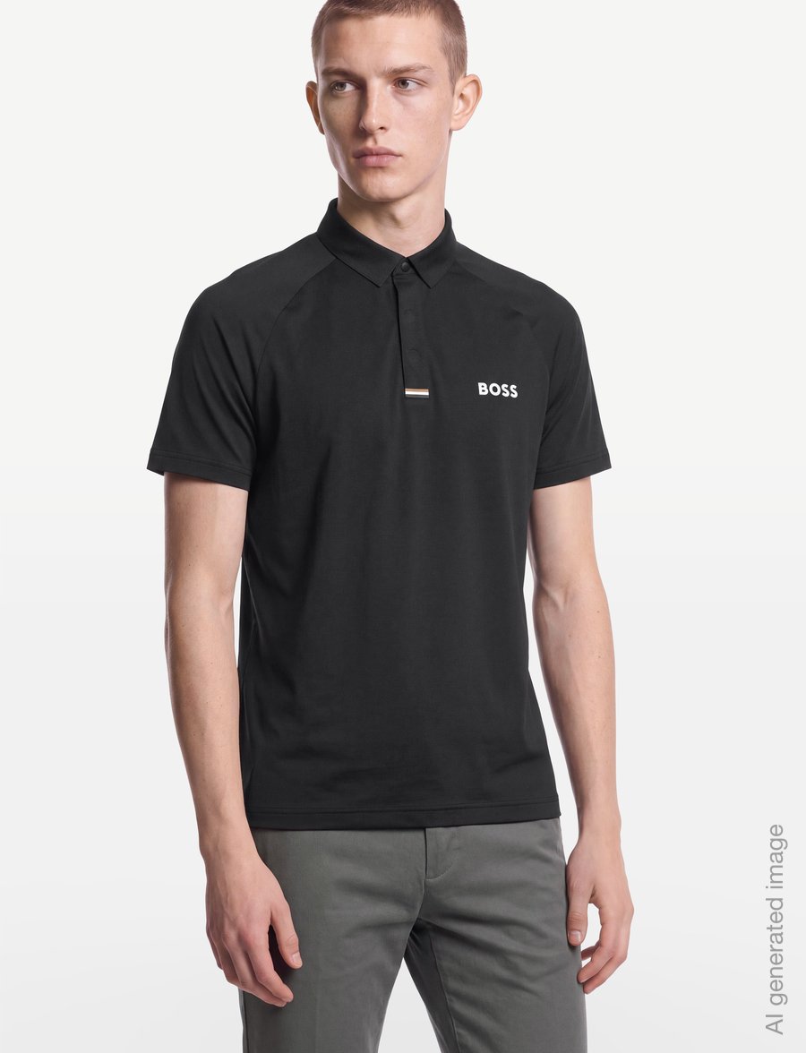 BOSS - PL_GOC Paddytech - oberteile & t-shirts - black - 3