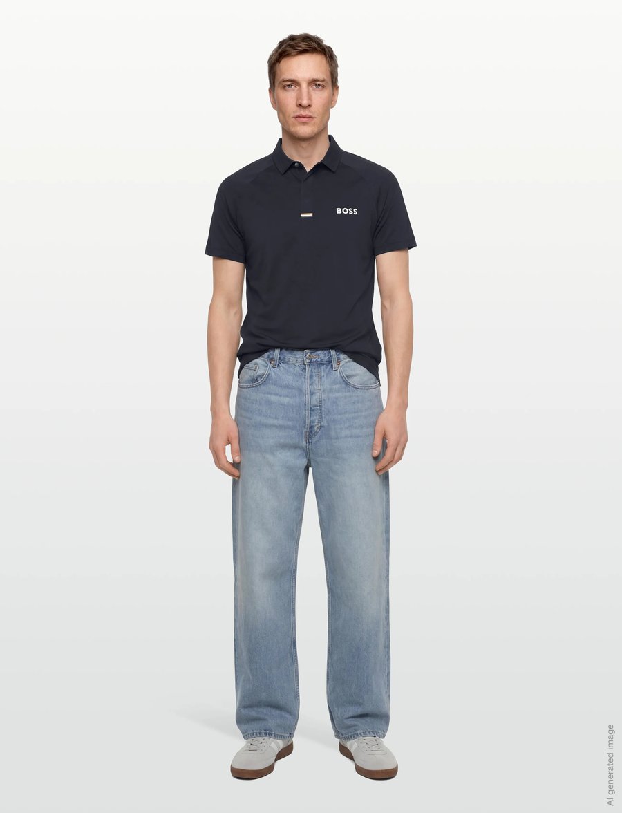 BOSS - PL_GOC Paddytech - toppar & t-shirts - dark blue - 0