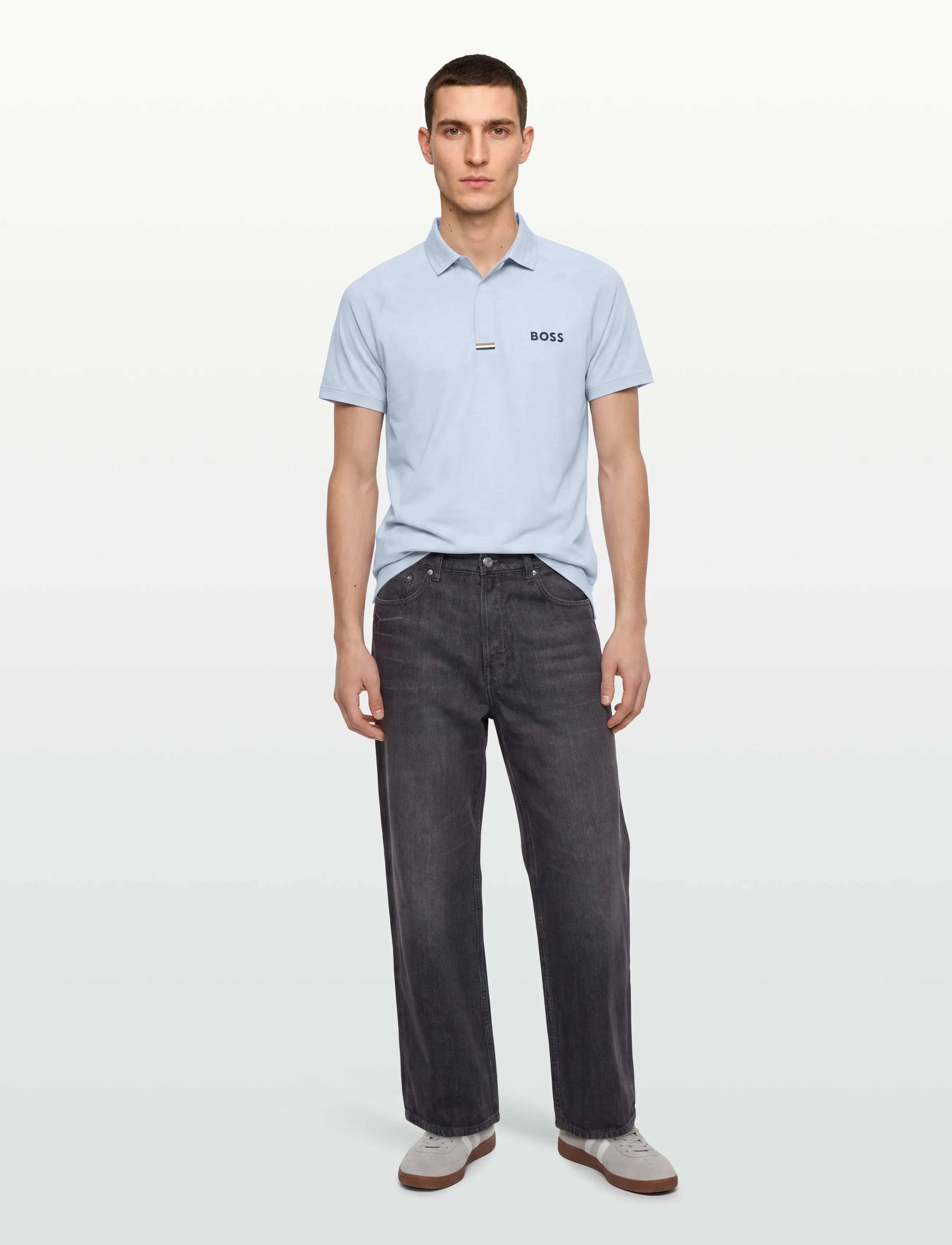 BOSS Pl_Goc Paddytech, 3XL, Blue, Sport Polos > Sport Short-sleeved Polos, Herre