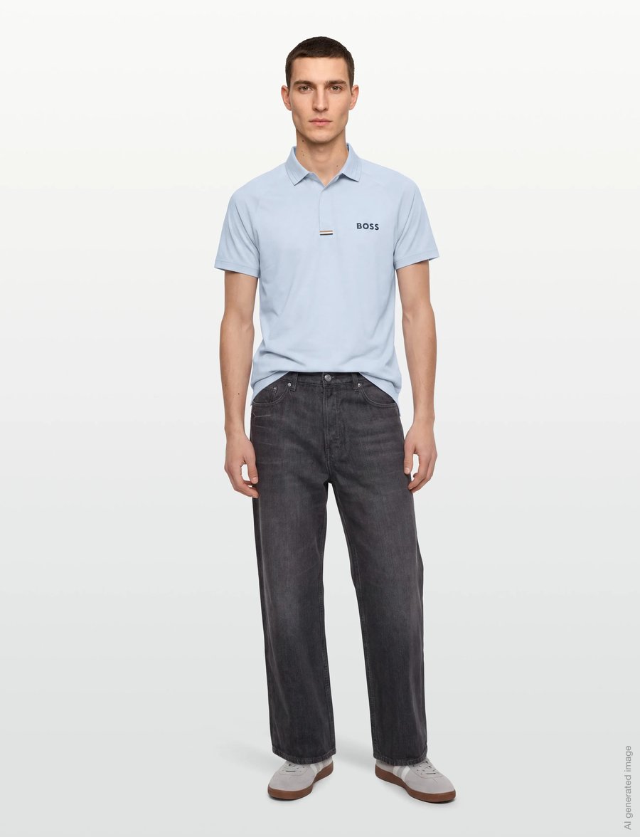 BOSS - PL_GOC Paddytech - oberteile & t-shirts - open blue - 0