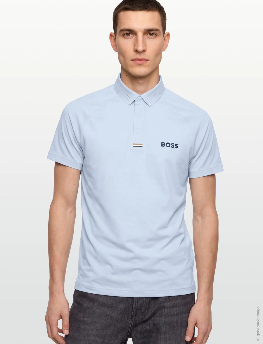 BOSS - PL_GOC Paddytech - oberteile & t-shirts - open blue - 3