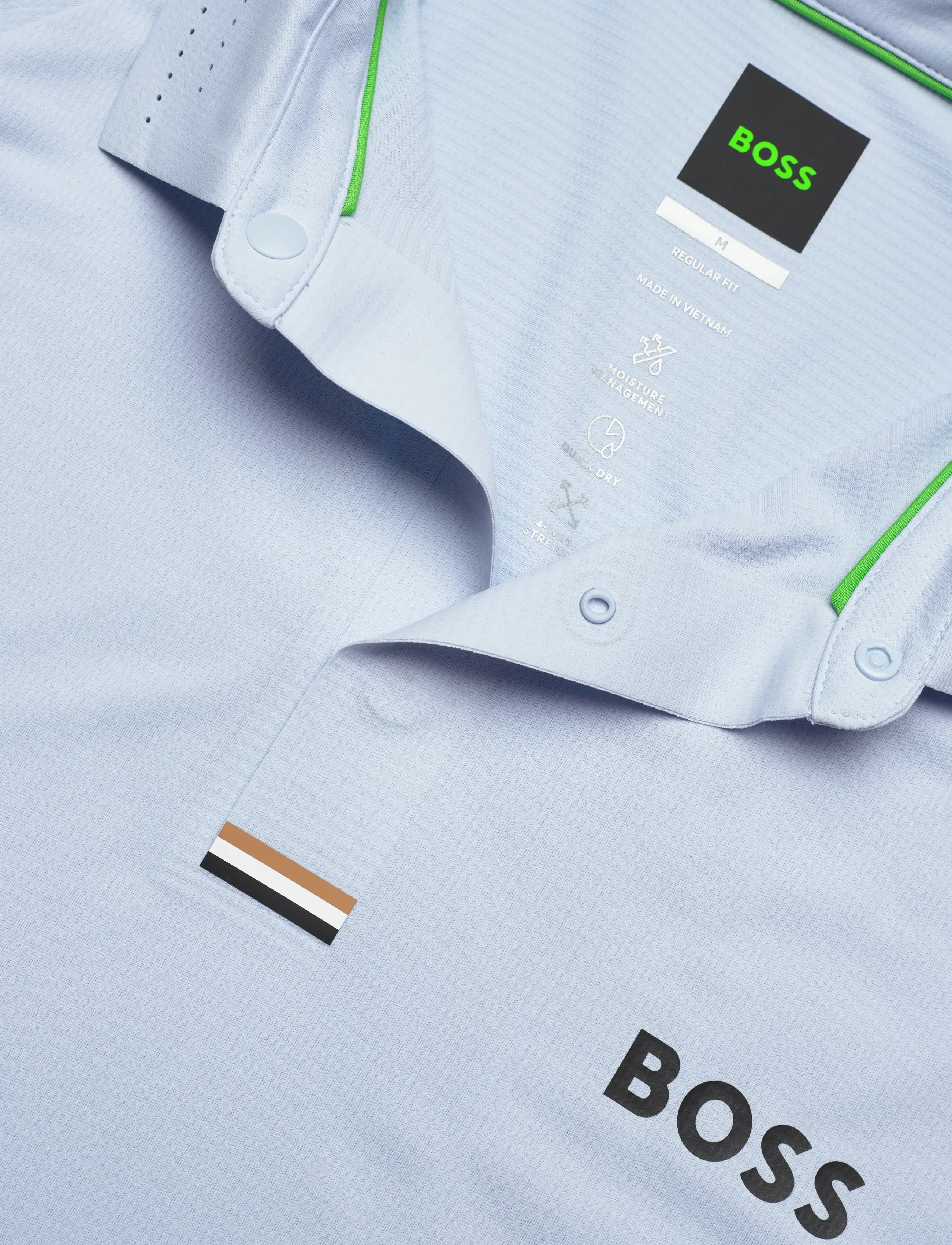 BOSS - PL_GOC Paddytech - polos - open blue - 2