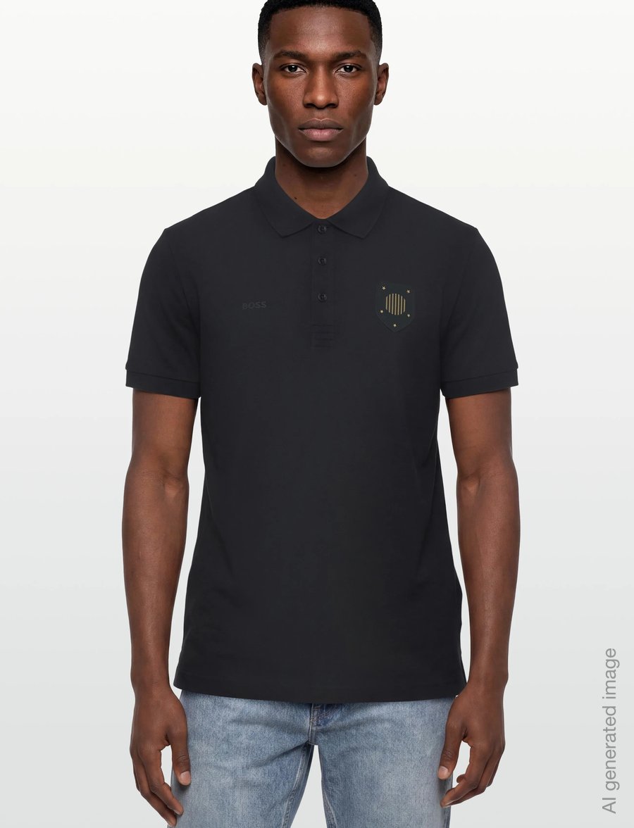BOSS - PL_BB BC Lux Paddy - oberteile & t-shirts - black - 3