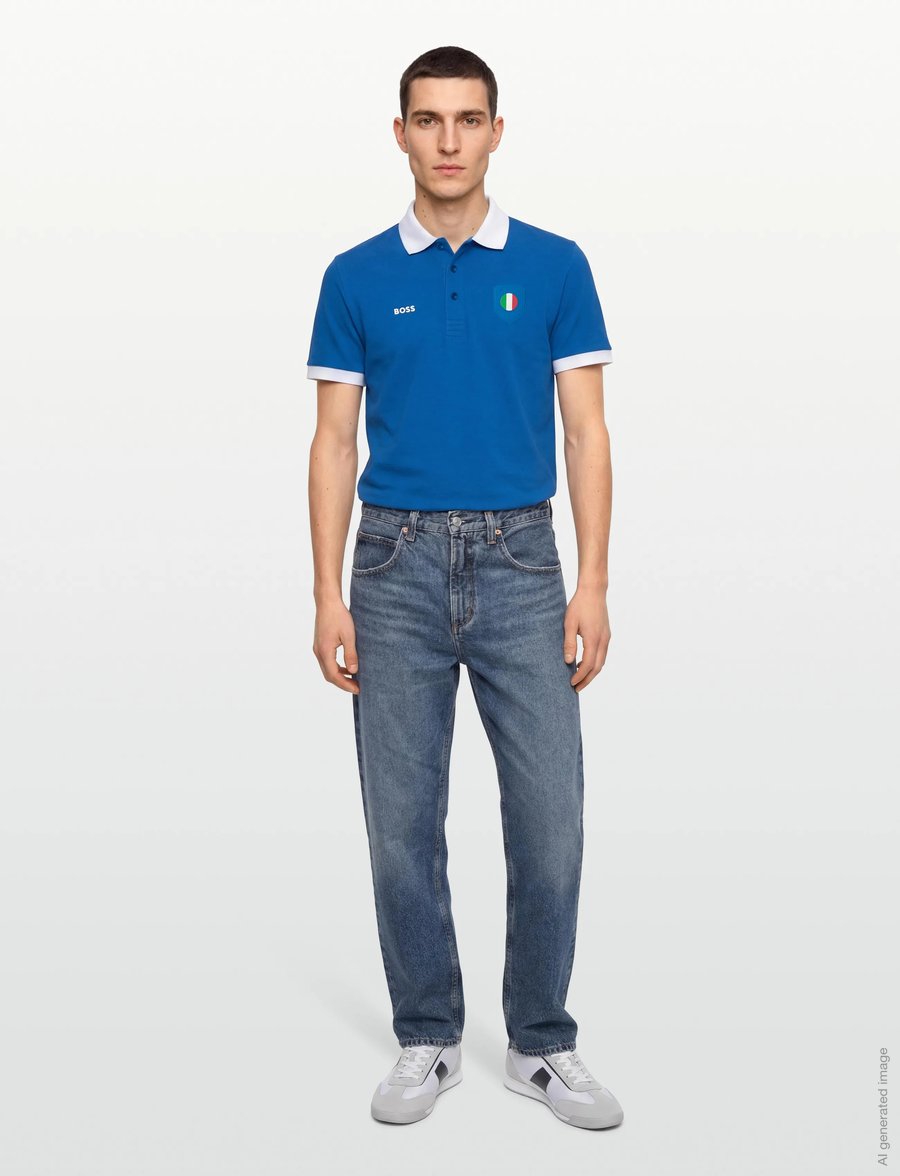 BOSS - PL_BB BC Lux Paddy - oberteile & t-shirts - bright blue - 0