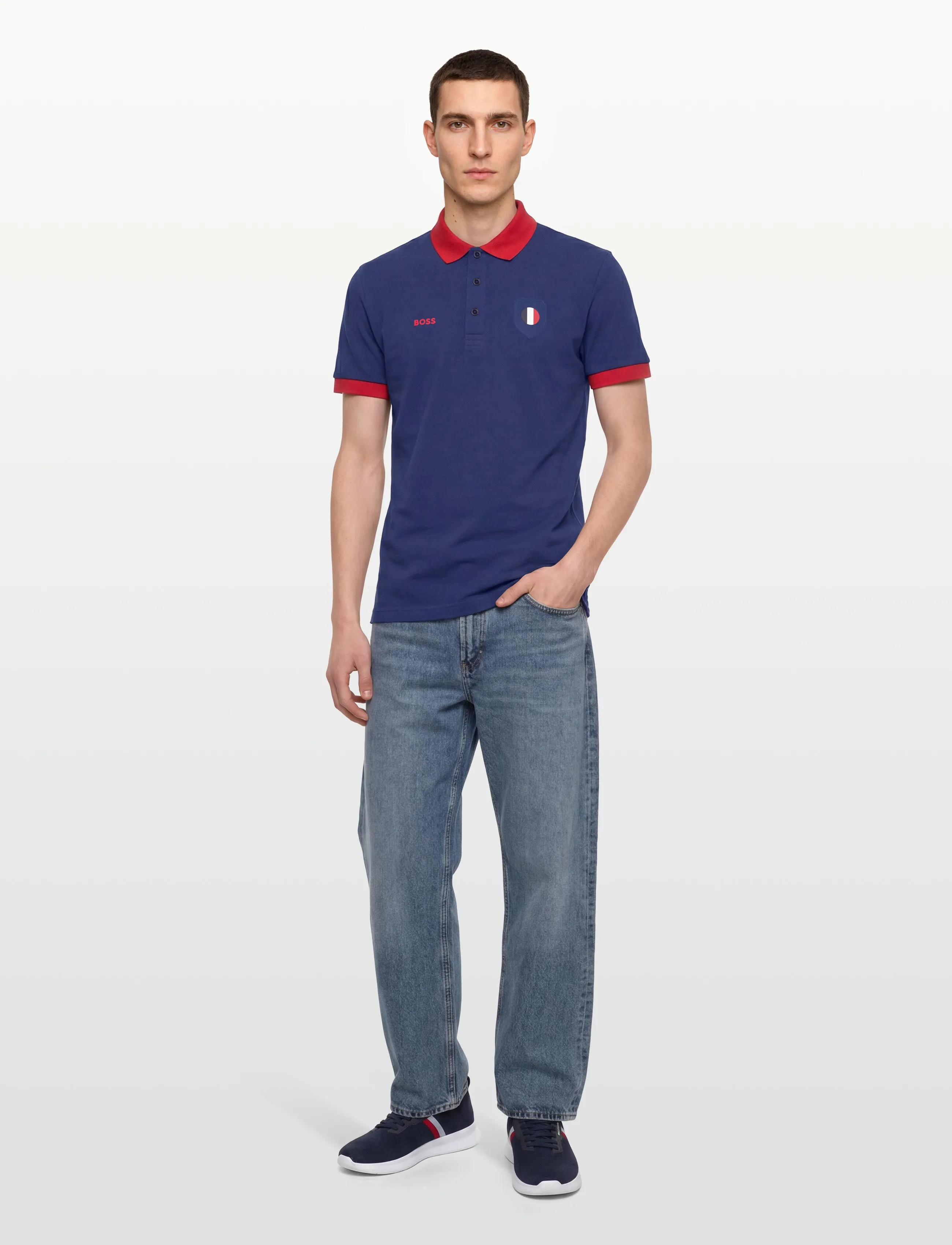 BOSS Pl_Bb Bc Lux Paddy, XXL, Navy, Sport Polos > Sport Short-sleeved Polos, Herre