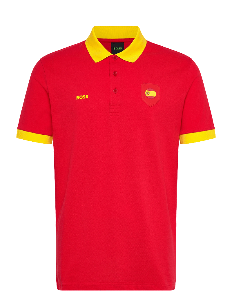 BOSS - PL_BB BC Lux Paddy - oberteile & t-shirts - open red - 0