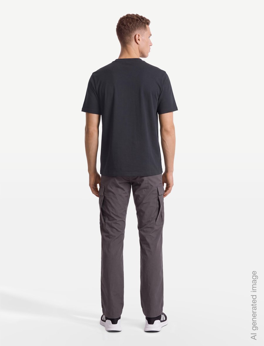BOSS - TS_Terrace Photo - tops & t-shirts - dark blue - 4