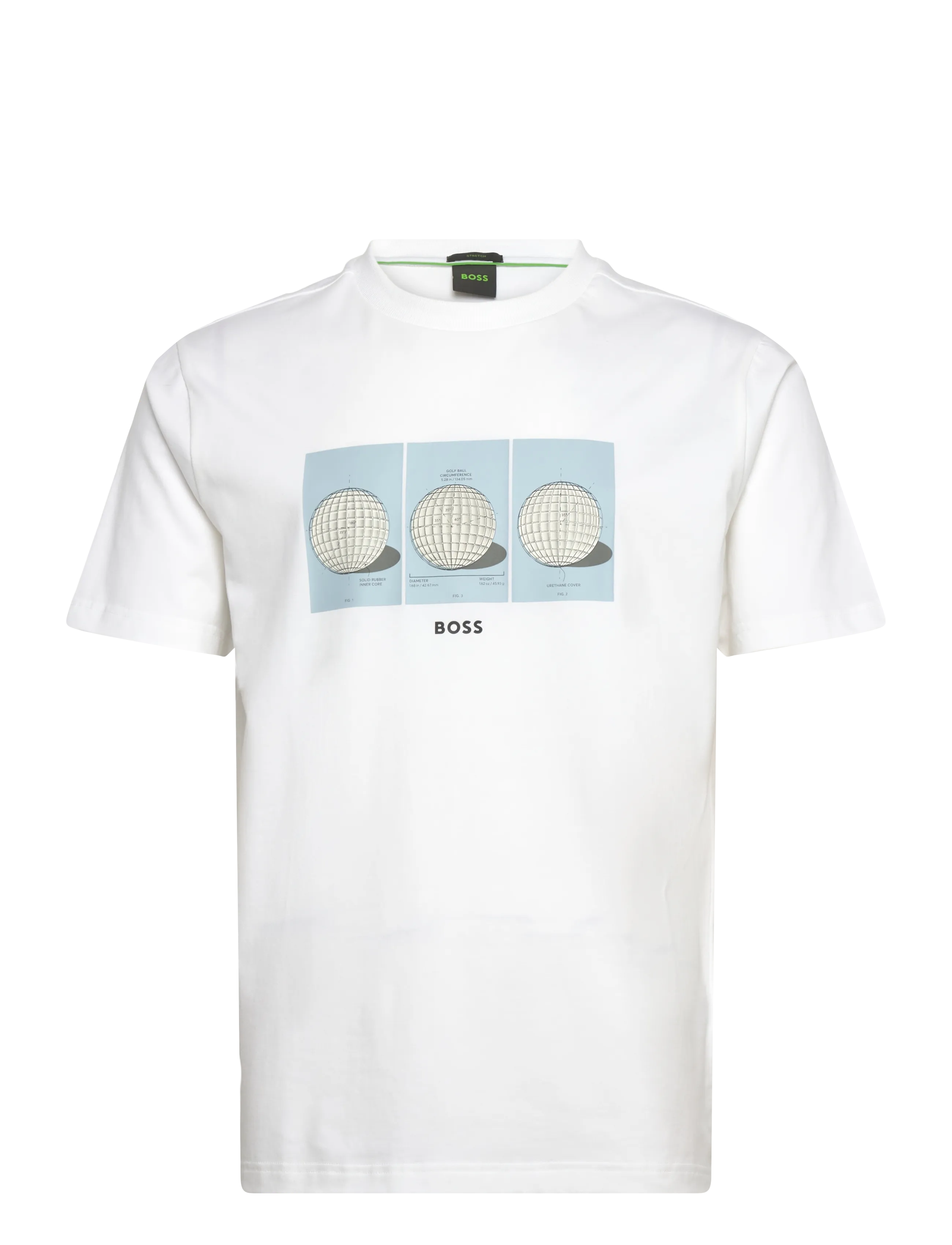 BOSS Ts_Terrace Photo Weiß - XXXL - Herren