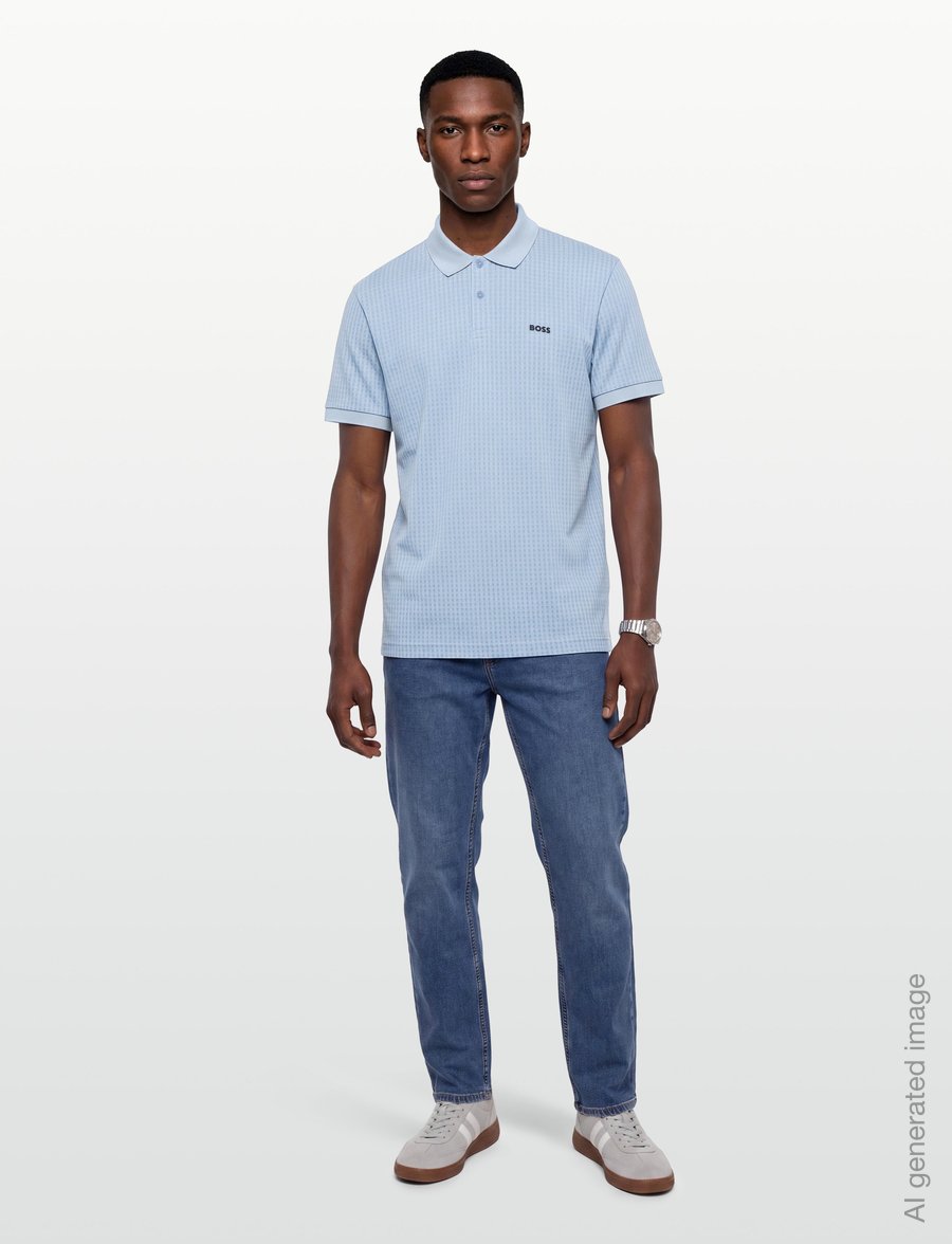 BOSS - PL_GOC Birdie 3 - kurzärmelige t-shirts - open blue - 0