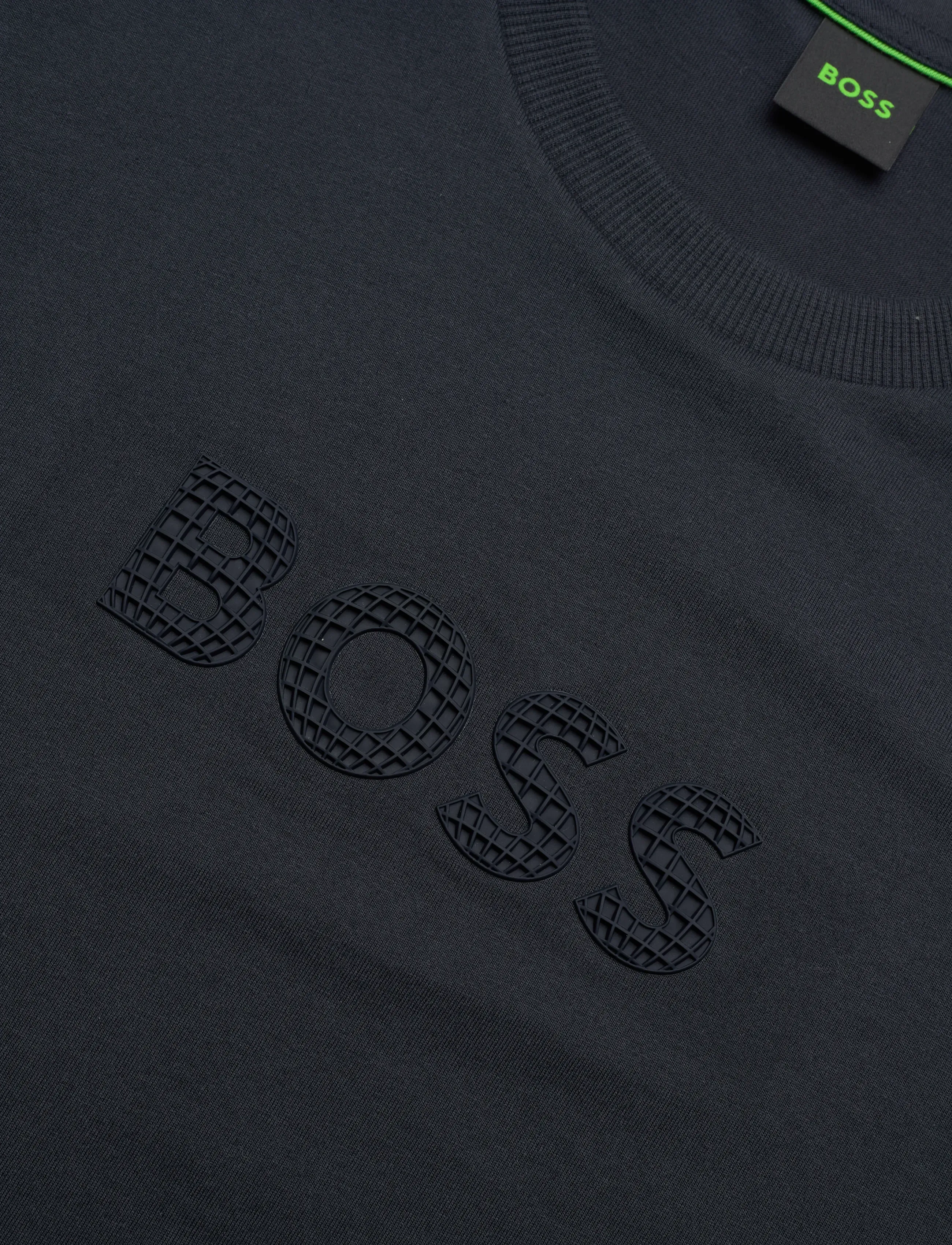 BOSS - TS_Terrace Logo - stuttermarbolir - dark blue - 2