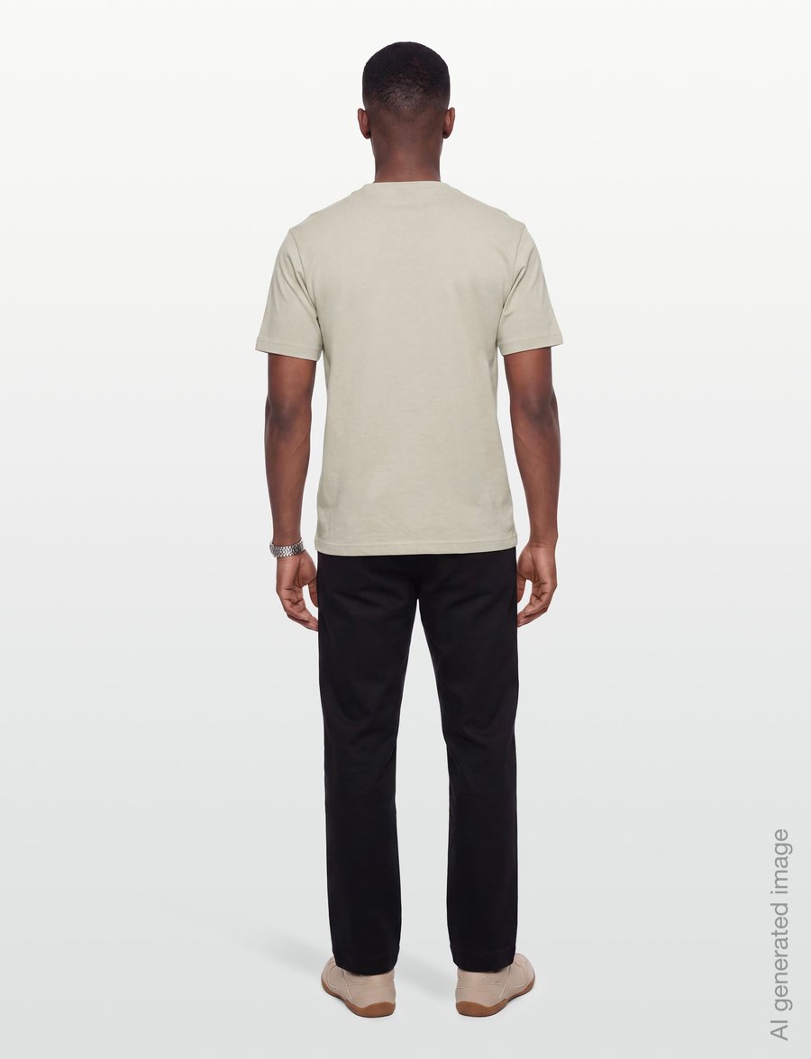 BOSS - TS_Terrace Logo - t-shirts - light beige - 4