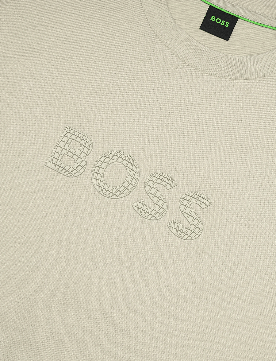 BOSS - TS_Terrace Logo - t-shirts - light beige - 5