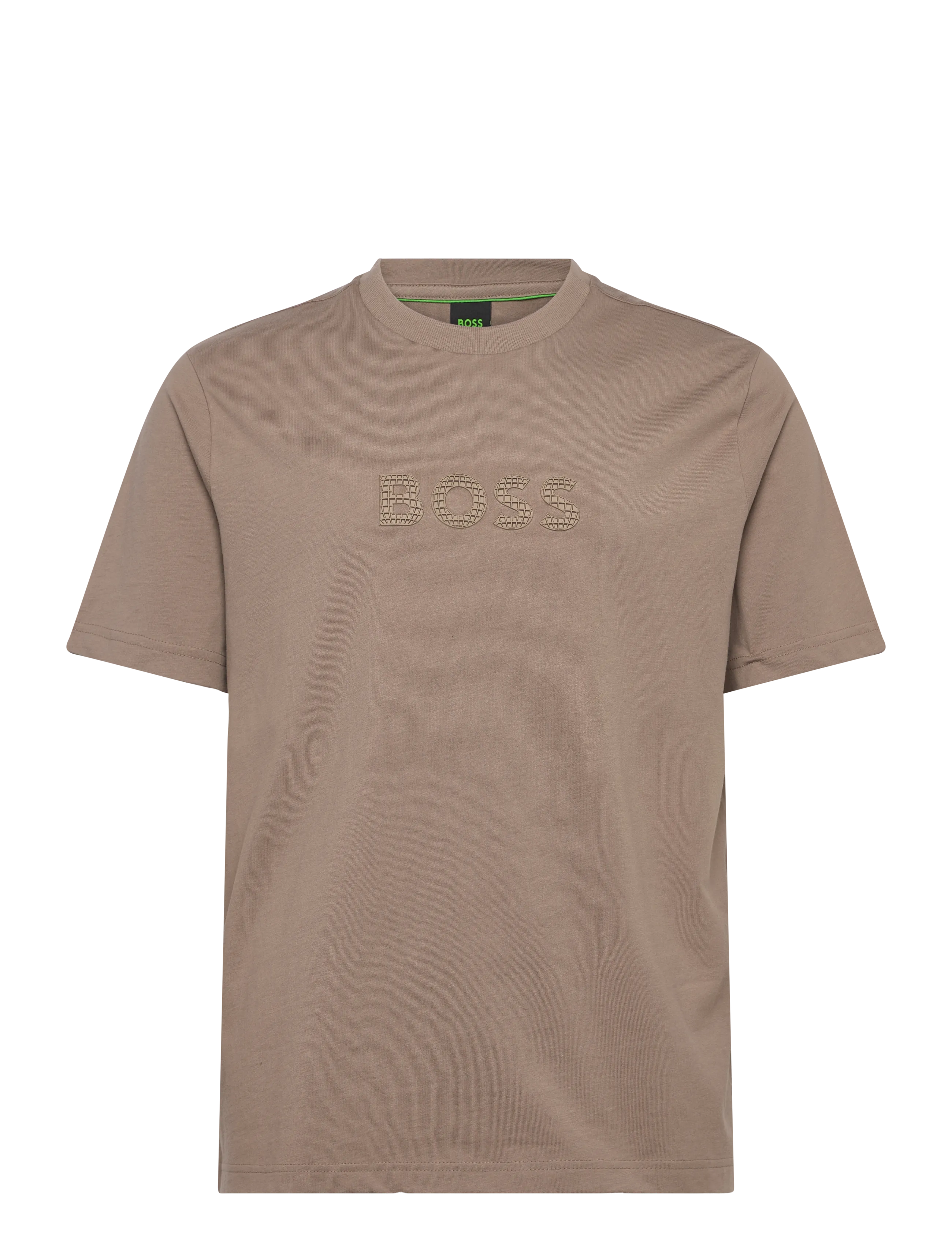 BOSS TS_Terrace Logo - T-Shirts - LIGHT/PASTEL GREEN / brown