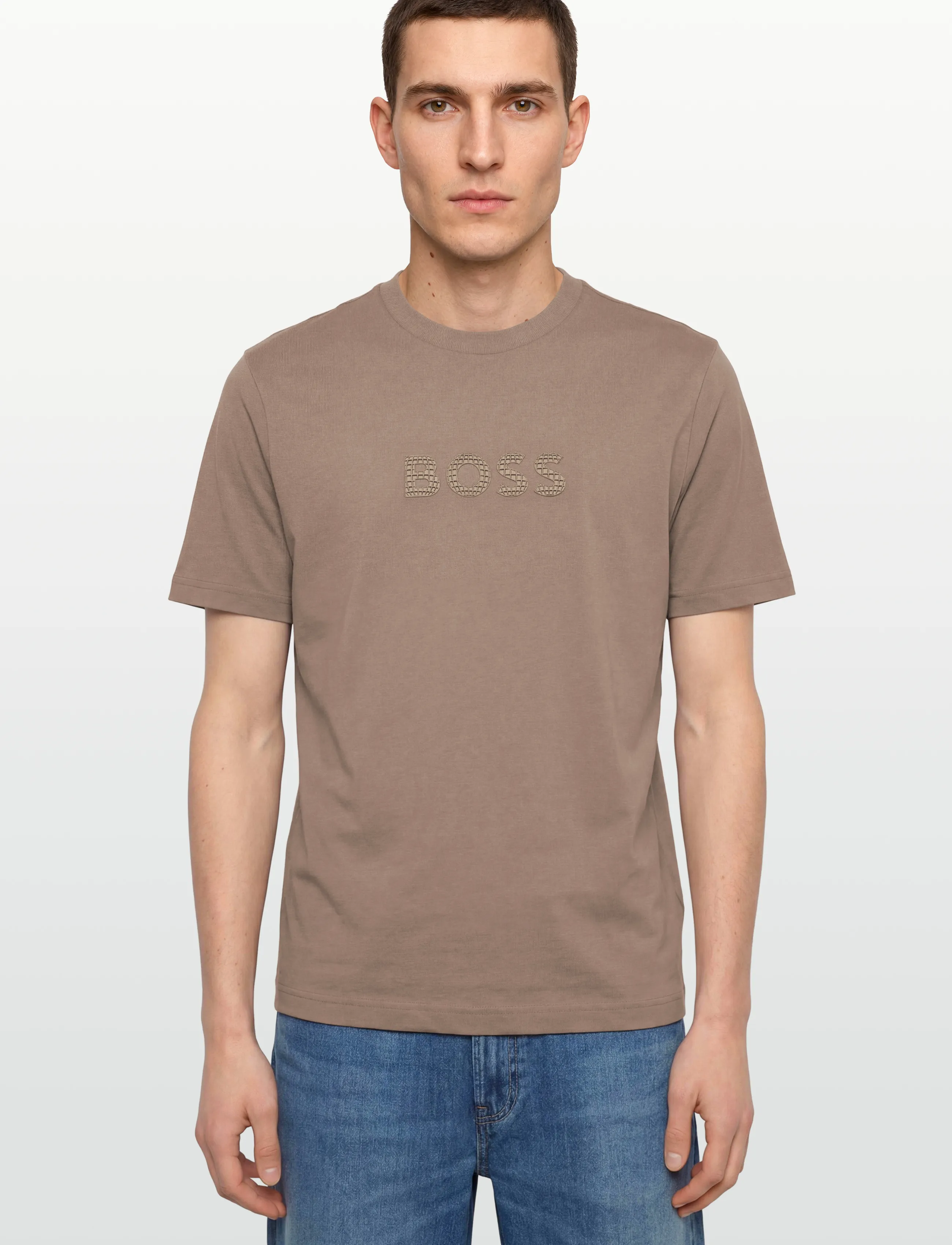 BOSS - TS_Terrace Logo - kurzärmelige - light/pastel green - 3