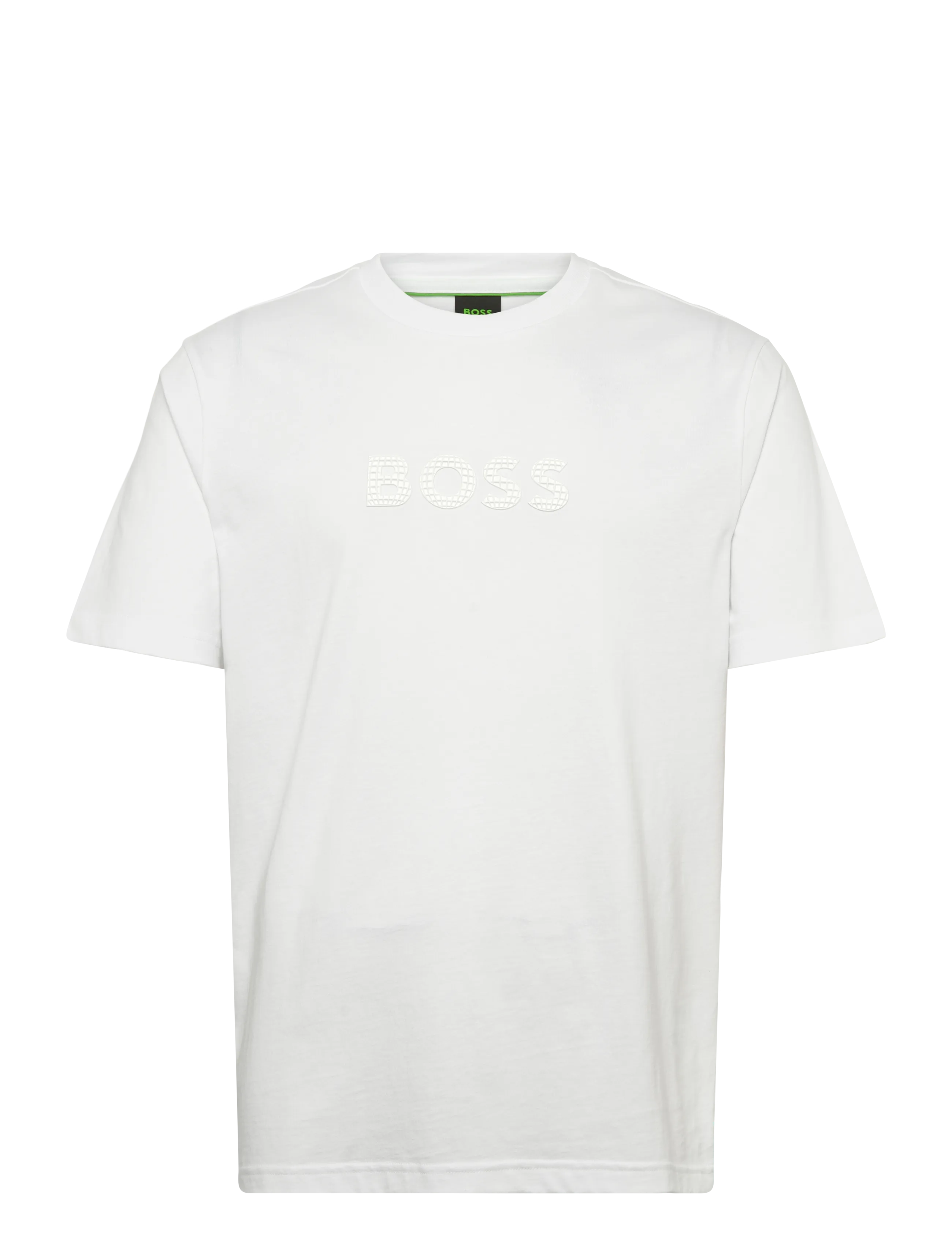 BOSS Ts_Terrace Logo, Mænd, Logo T-Shirt, Hvid, Str: XXL