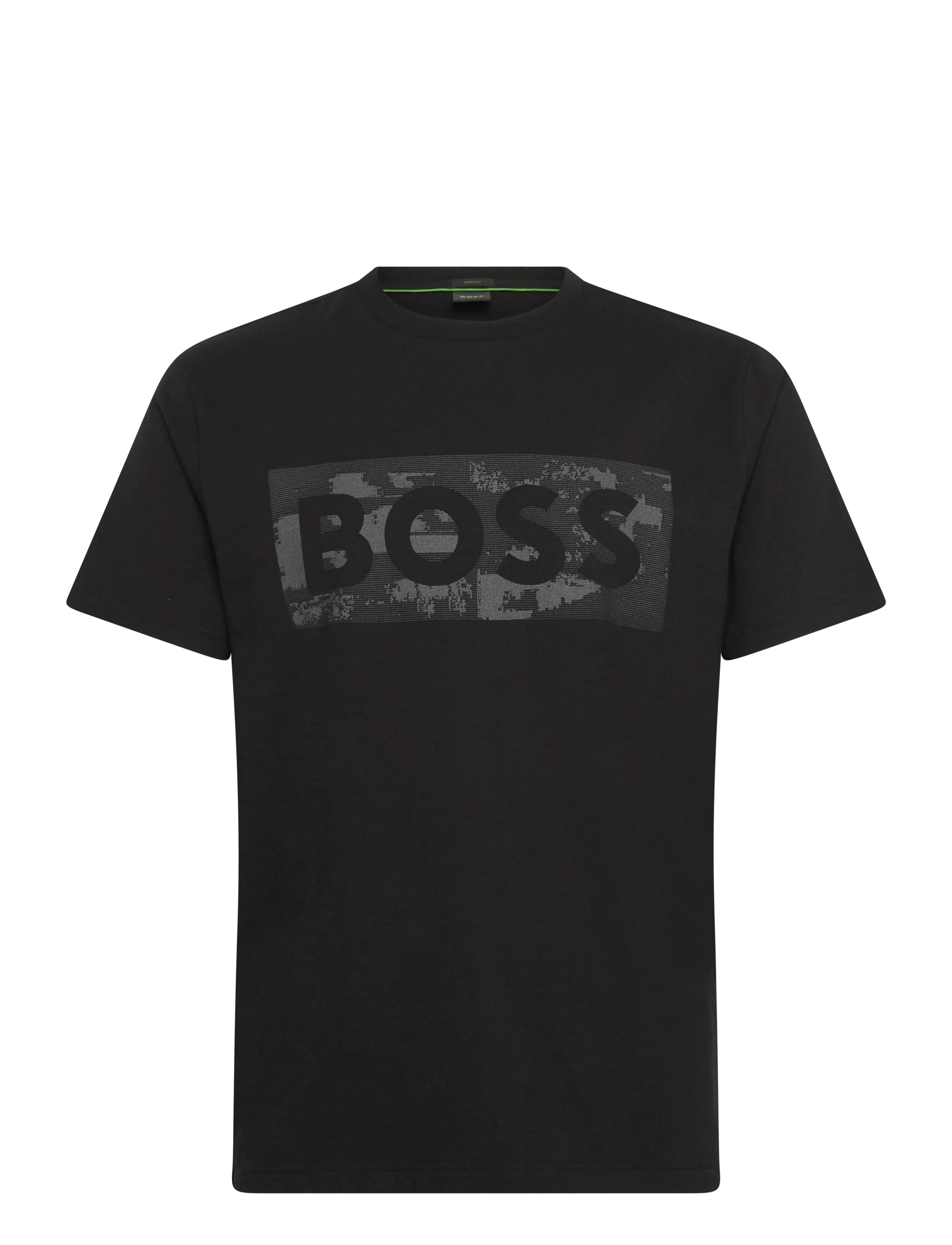 BOSS TS_Globe LogoPattern - Näytä kaikki - BLACK / black