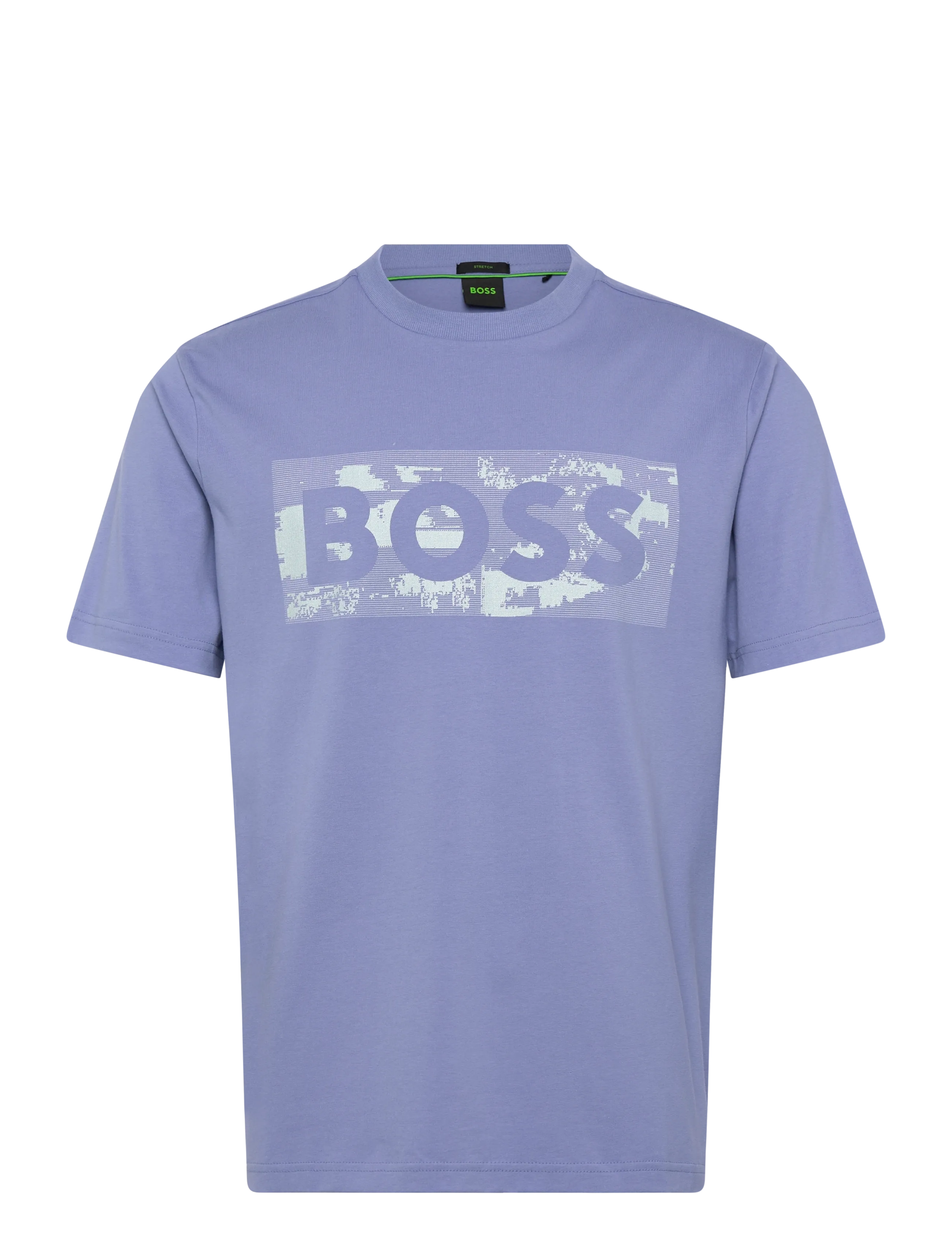 BOSS TS_Globe LogoPattern - BOSS Green - LIGHT/PASTEL BLUE / blue