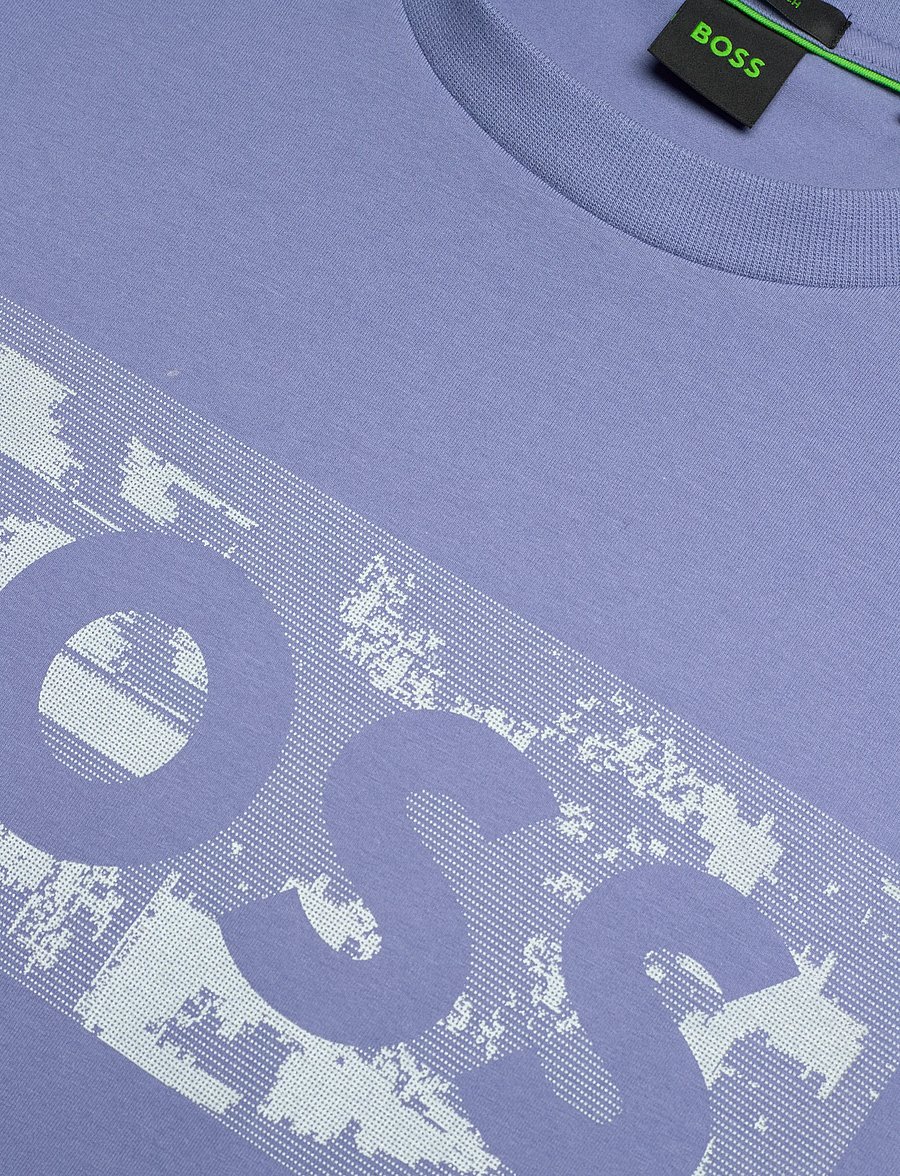BOSS - TS_Globe LogoPattern - t-shirts - light/pastel blue - 2