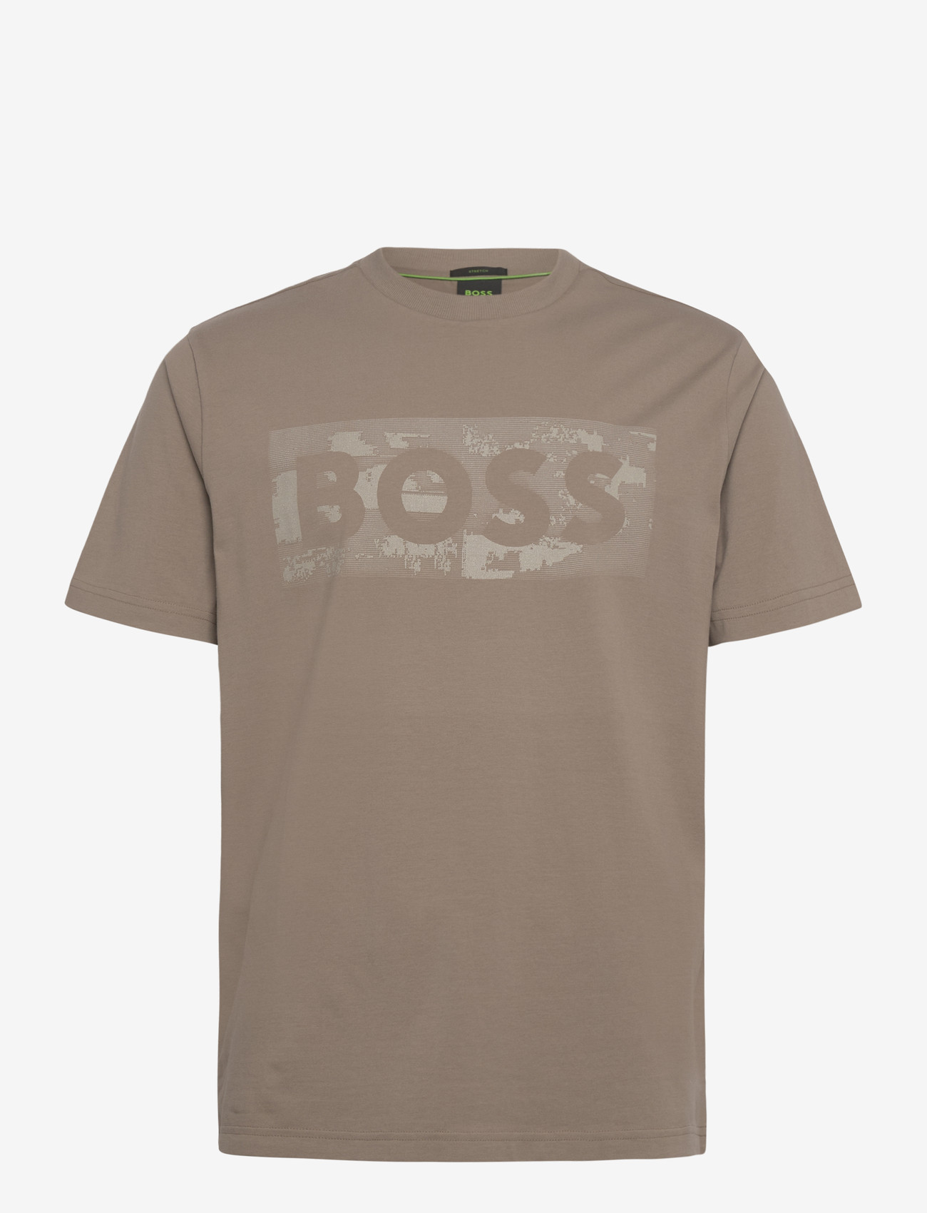 BOSS - TS_Globe LogoPattern - t-shirts - light/pastel green - 0