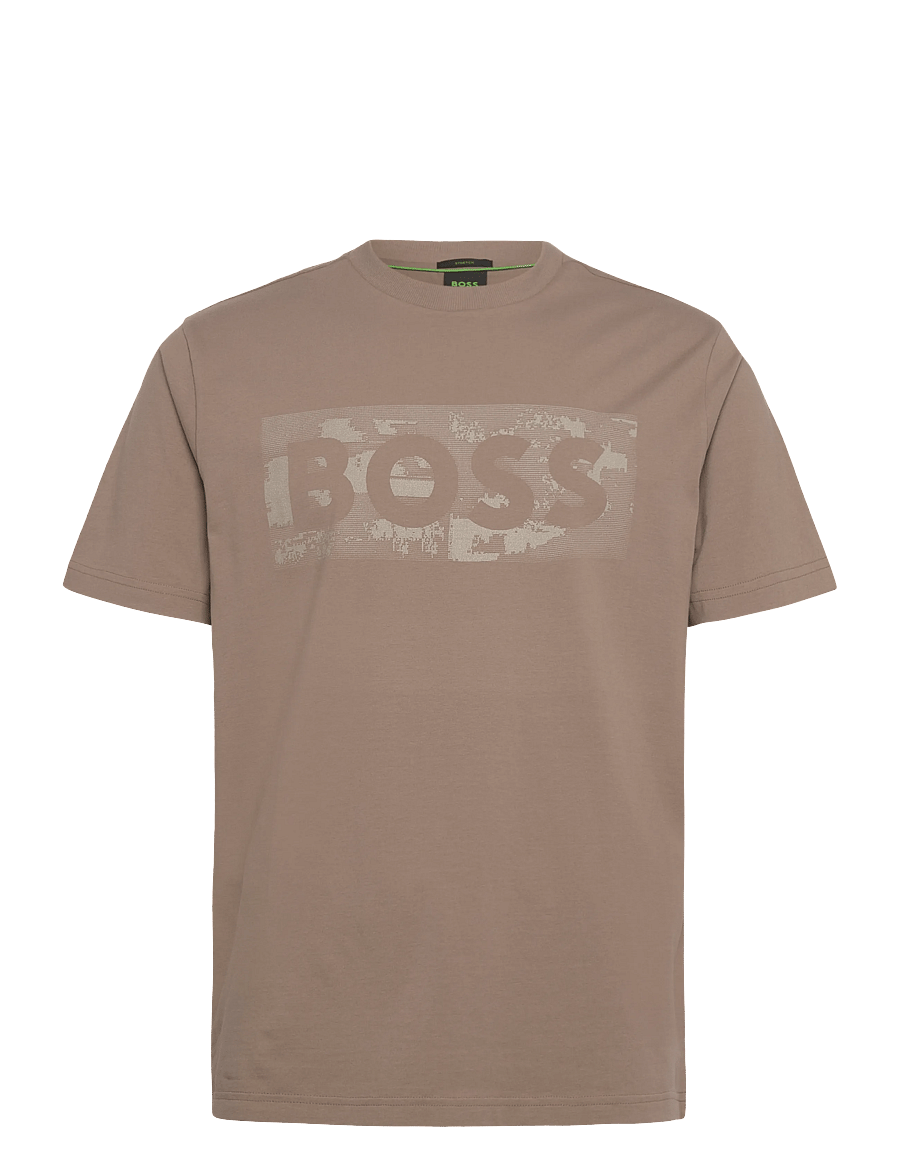 BOSS - TS_Globe LogoPattern - t-shirts - light/pastel green - 0