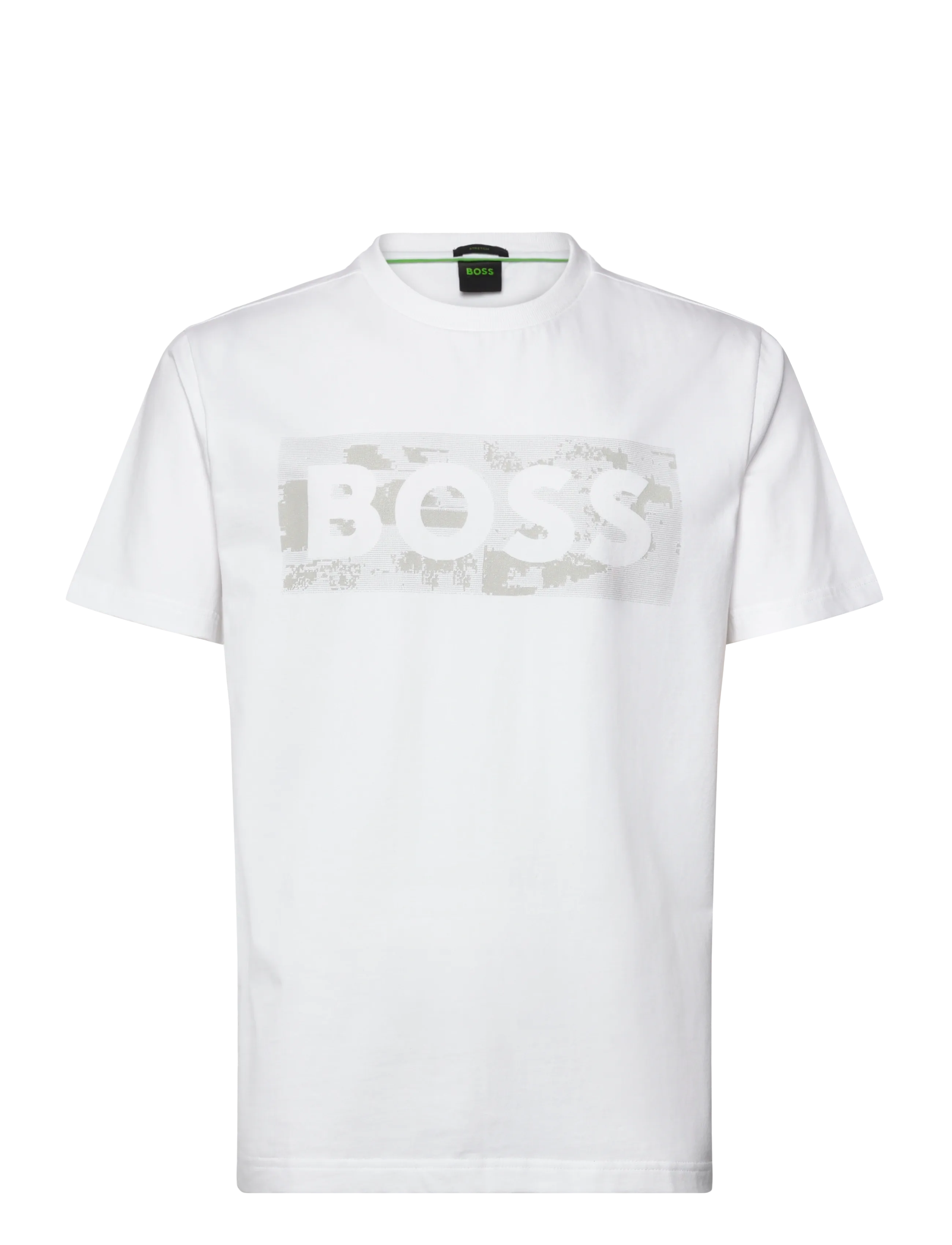 BOSS TS_Globe LogoPattern - Popular Brands - WHITE / white