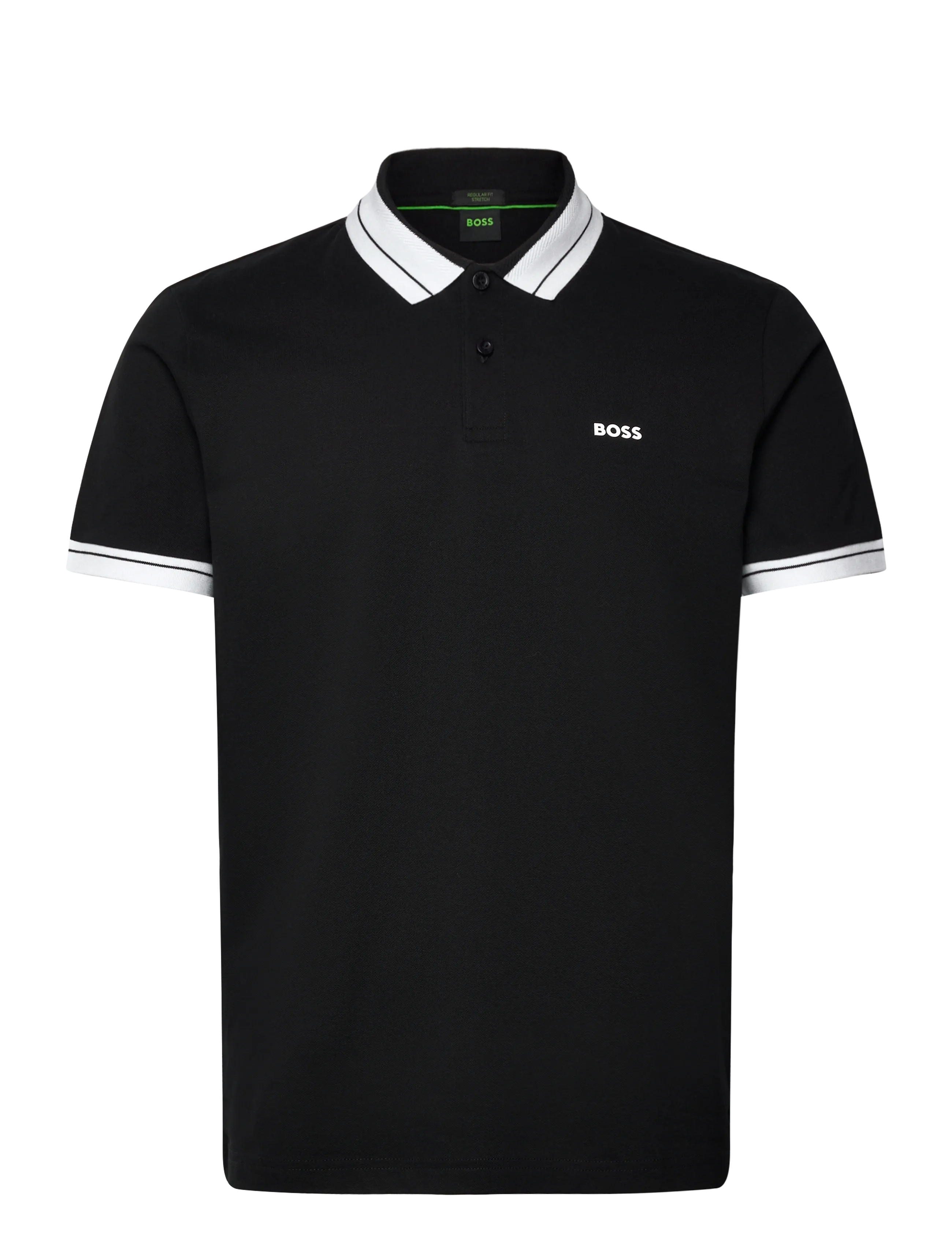 BOSS Pl_Member, L, Black, Sport Polos > Sport Short-sleeved Polos, Herre