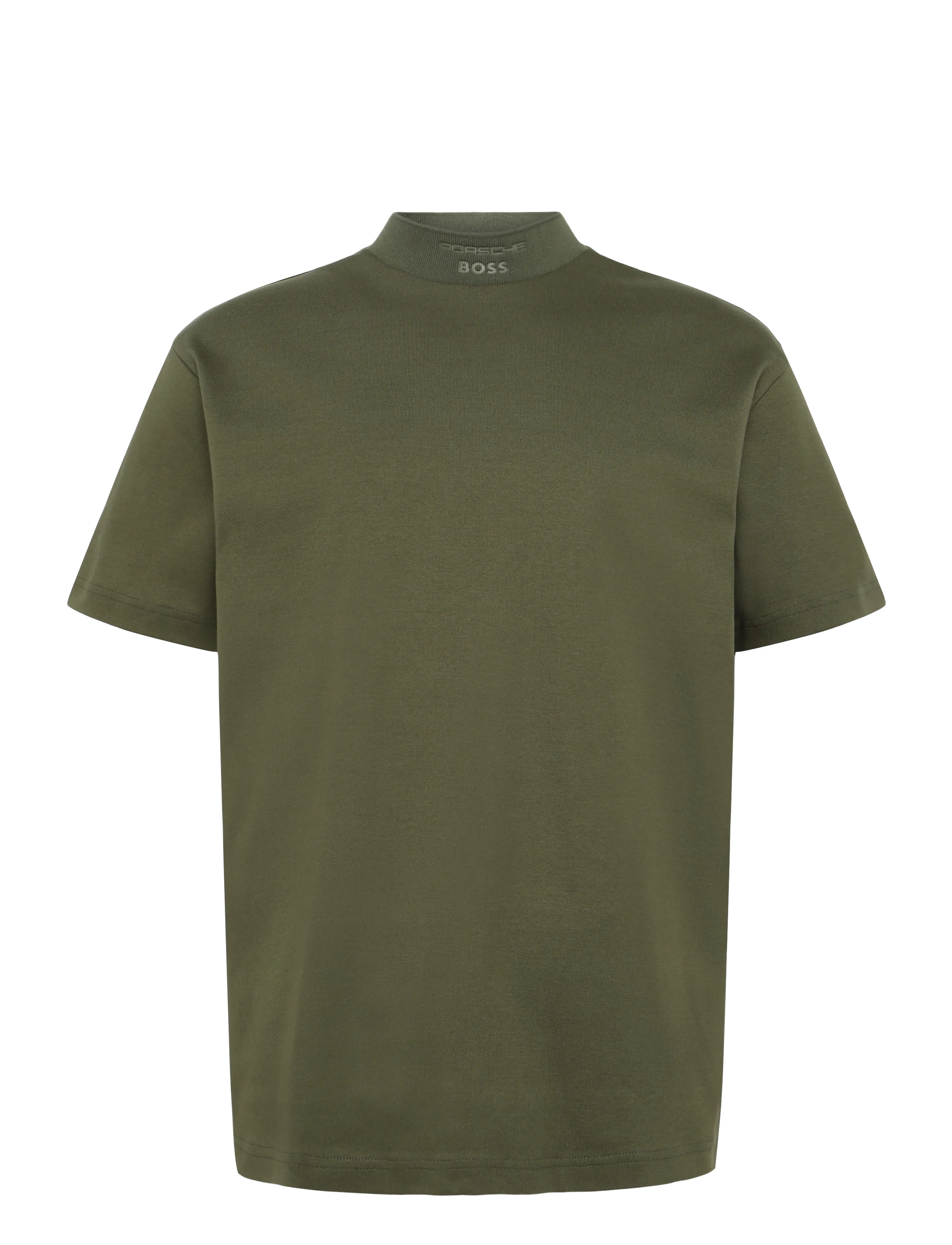 BOSS Ts_Ps Spirit70 Tock, Mænd, Mock Neck T-Shirt, Kakigrøn, Str: M