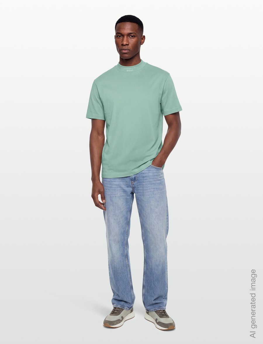 BOSS - TS_PS Spirit70 Tock - oberteile & t-shirts - open green - 0