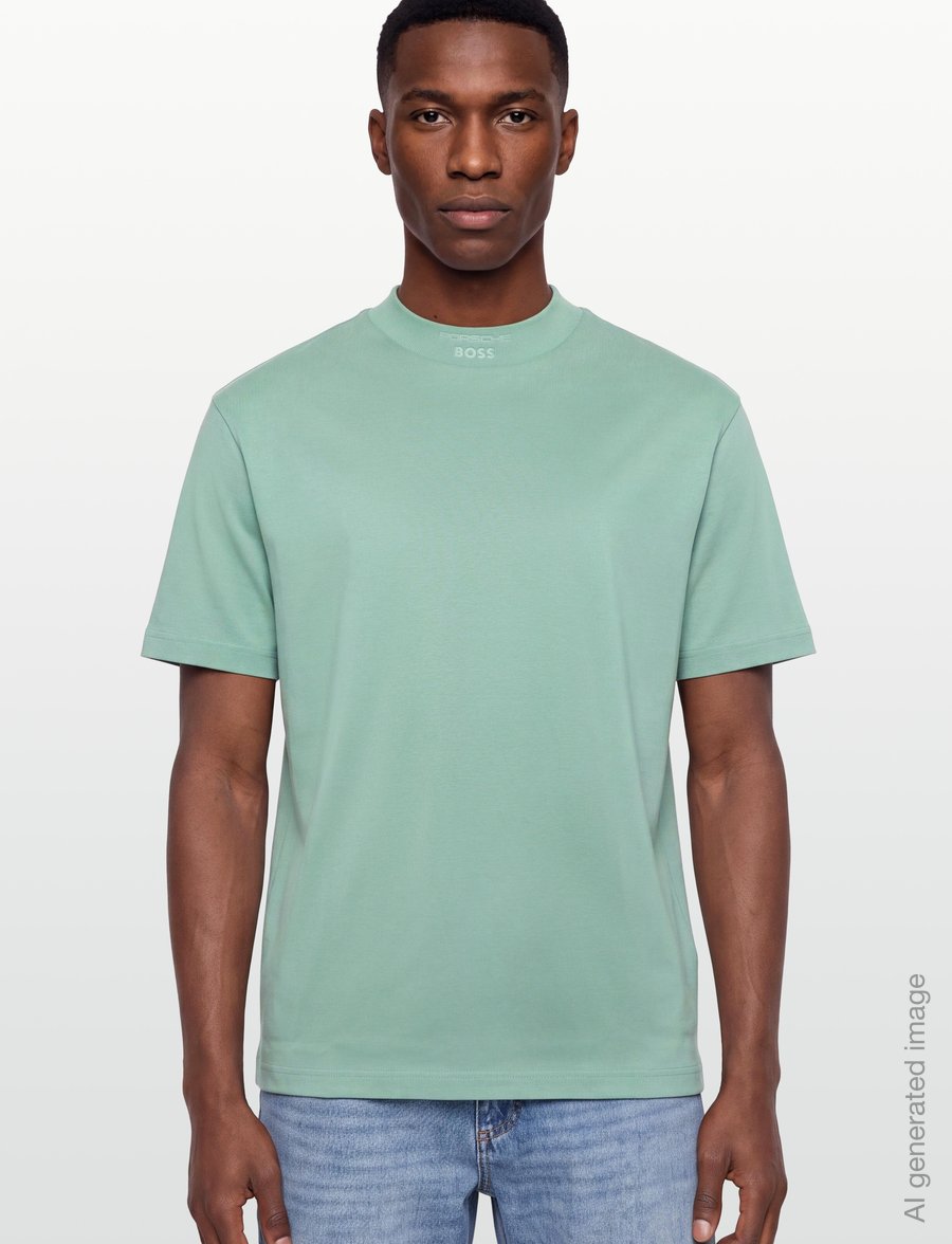 BOSS - TS_PS Spirit70 Tock - oberteile & t-shirts - open green - 3