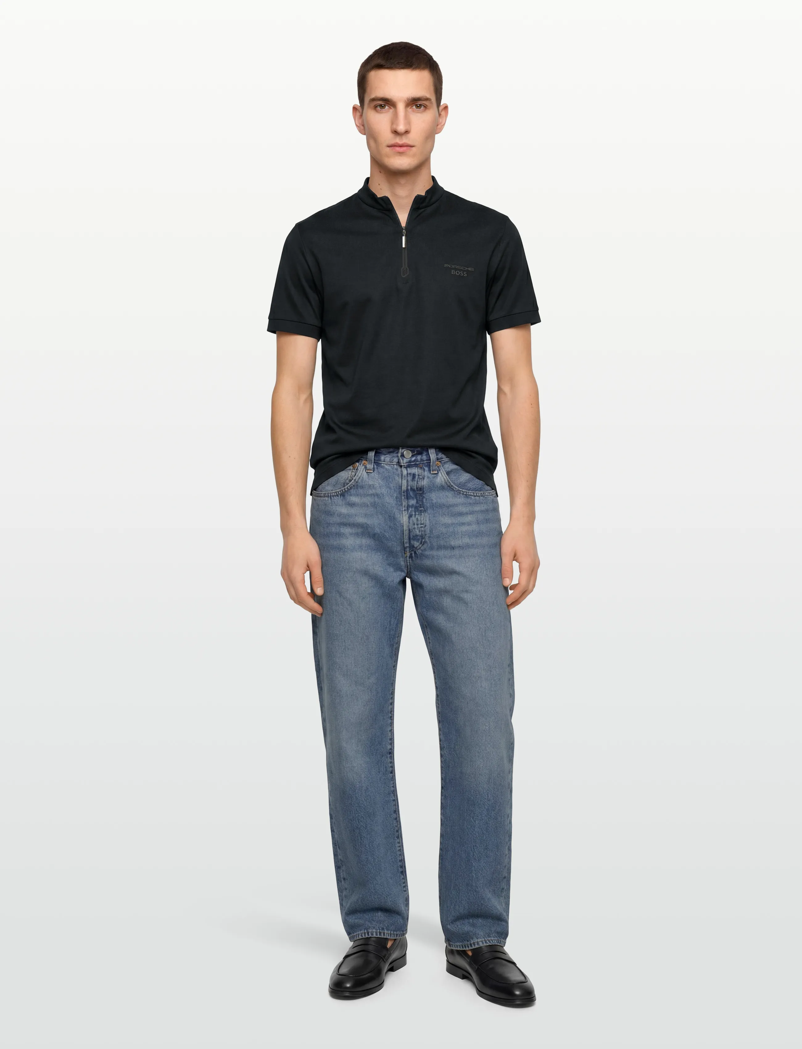 BOSS Pl_Ps Spirit70 Qz, XL, Black, Sport Polos > Sport Short-sleeved Polos, Herre