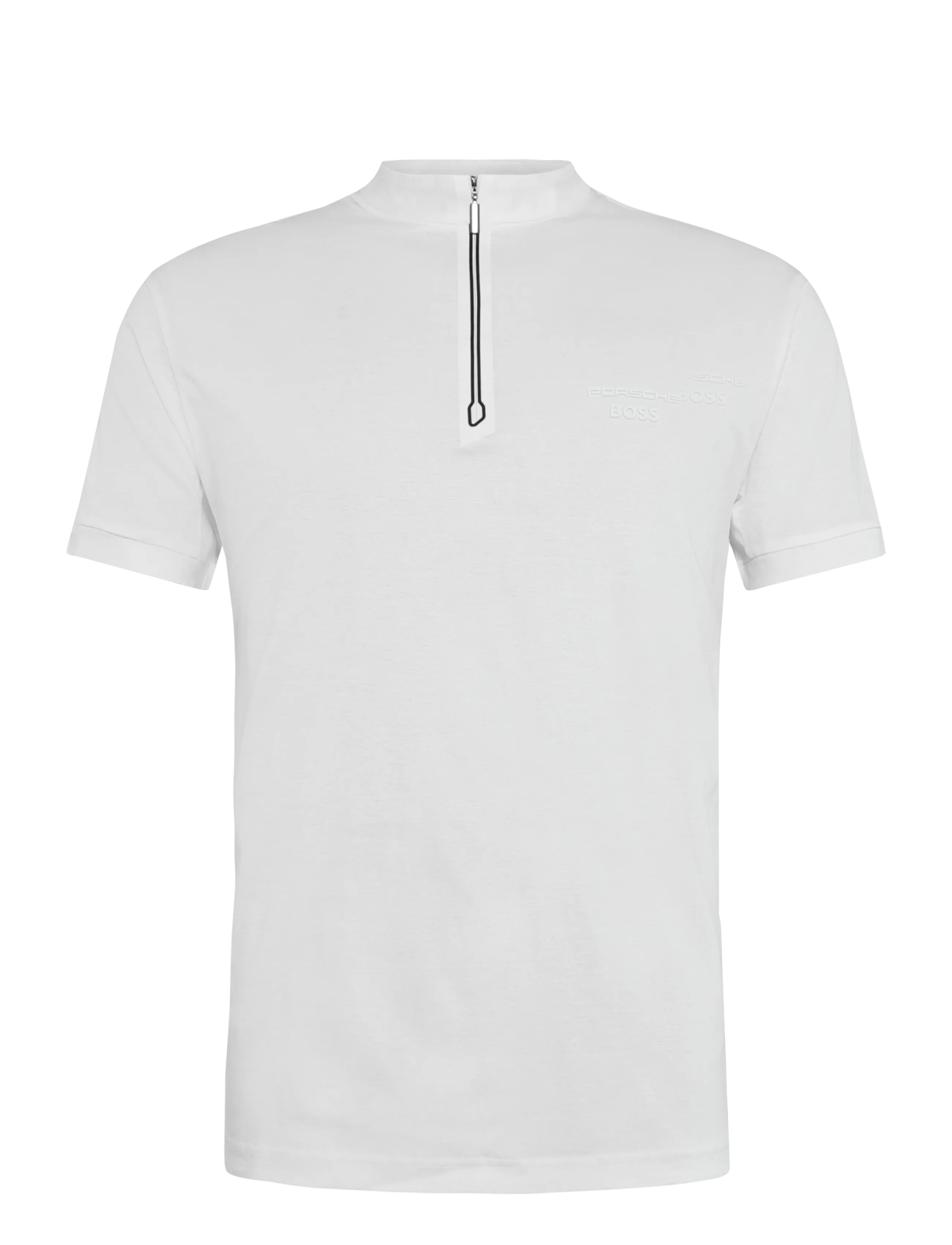 BOSS Pl_Ps Spirit70 Qz, XL, Sport Polos, Weiß - Short-sleeved Männerswear