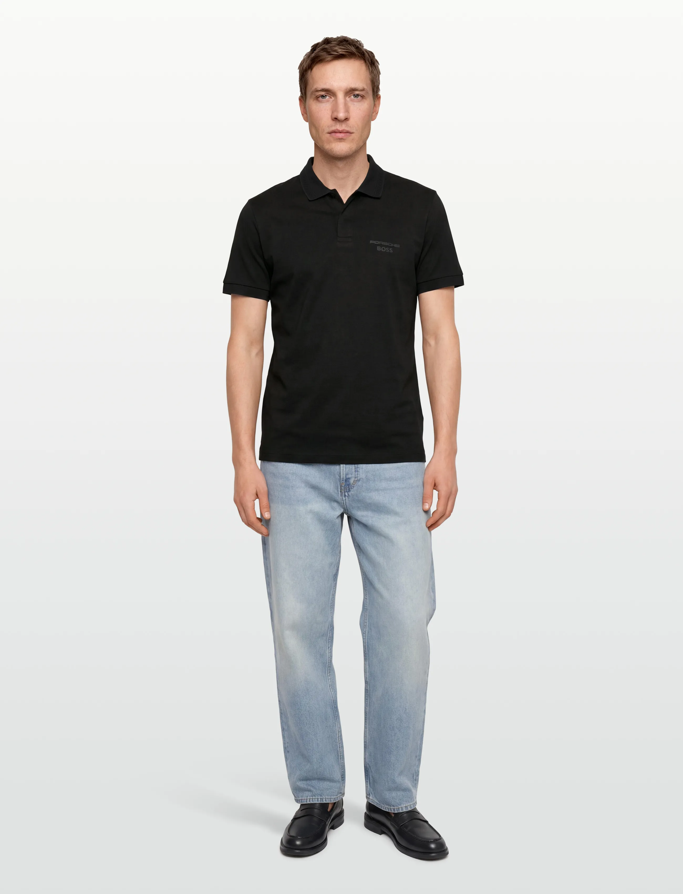 BOSS Pl_Ps Spirit70 Plk, S, Black, Sport Polos > Sport Short-sleeved Polos, Herre