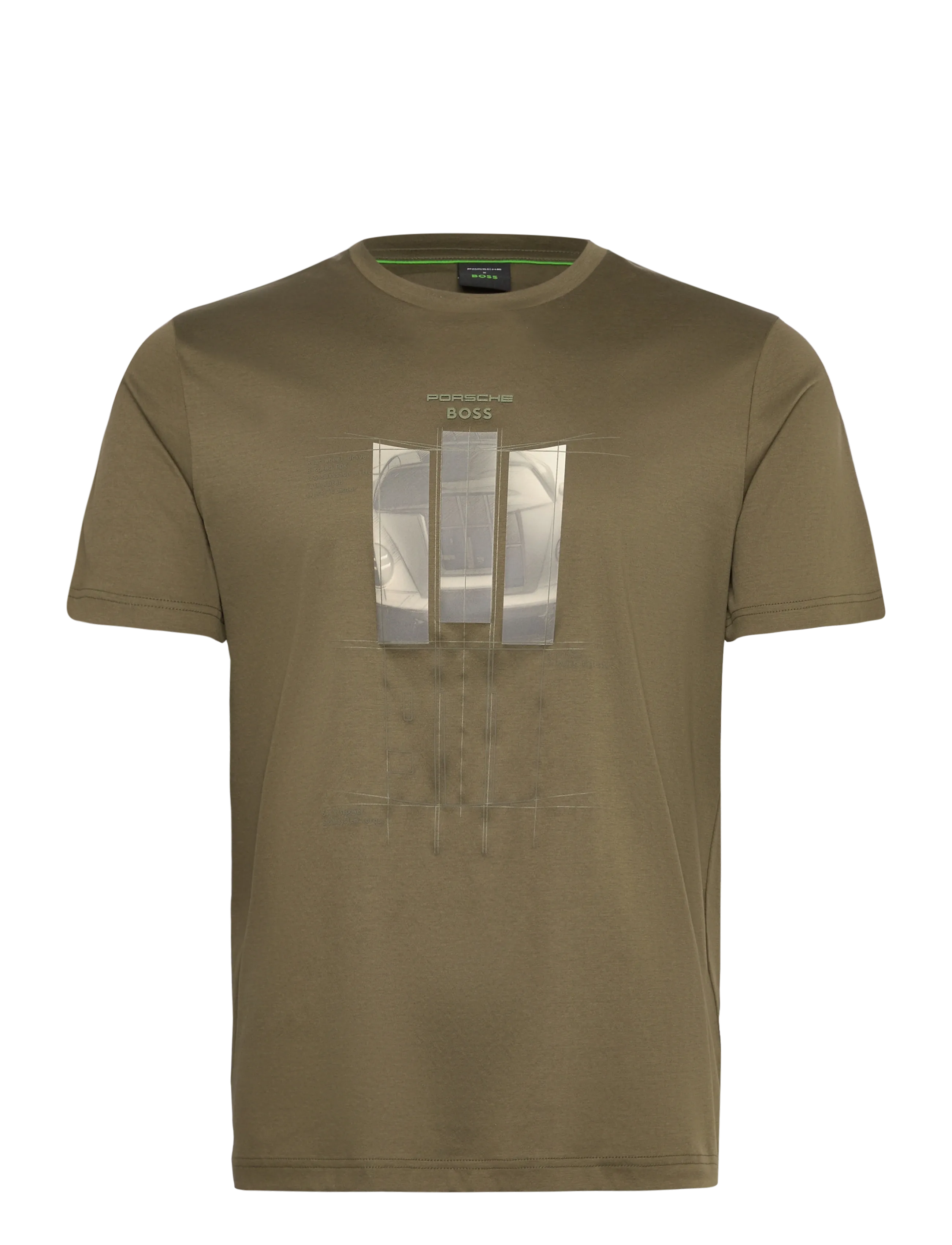 BOSS TS_PS Spirit70 Grx - T-Shirts - OPEN GREEN / khaki/green
