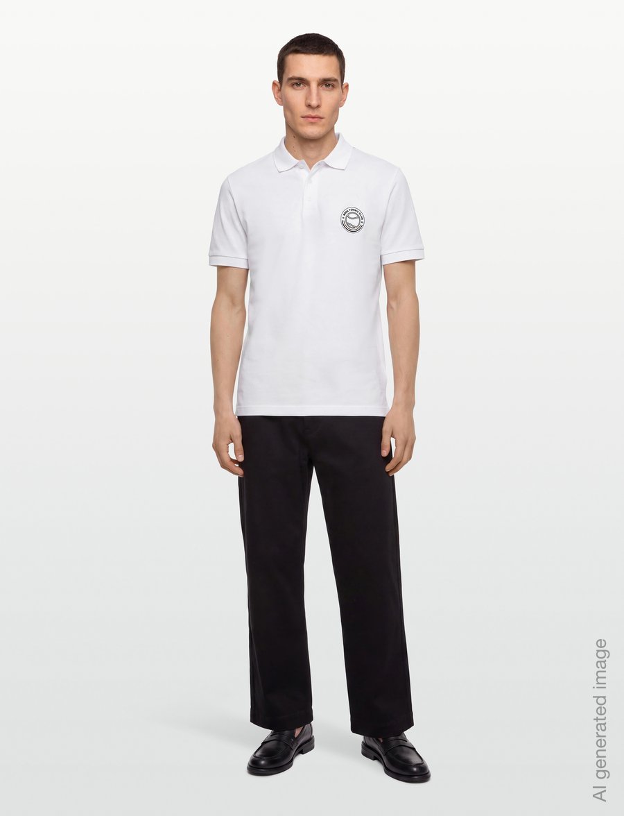 BOSS - PL_Boss Open - oberteile & t-shirts - white - 0