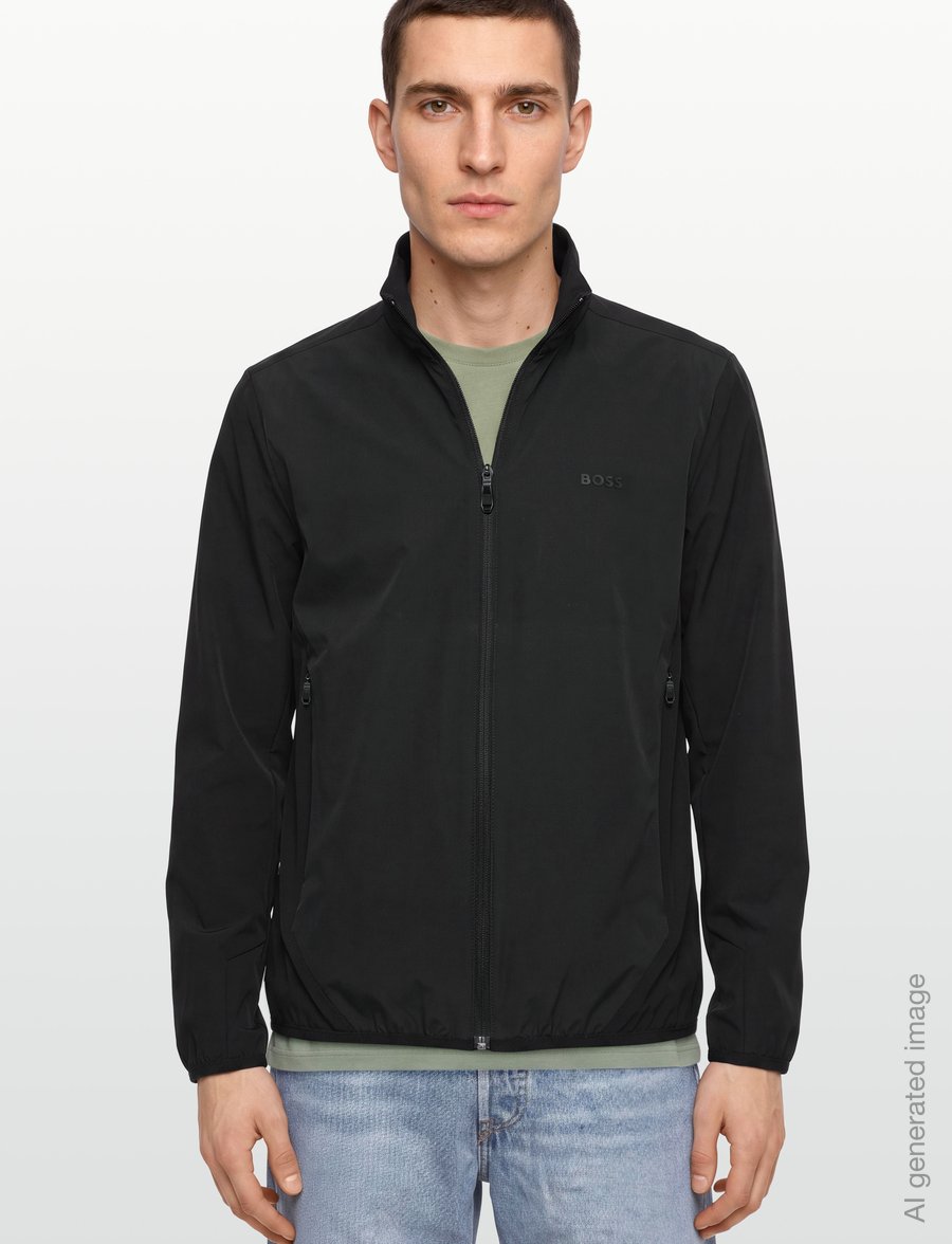 BOSS - OW_GOC Swing - sports jackets - black - 3