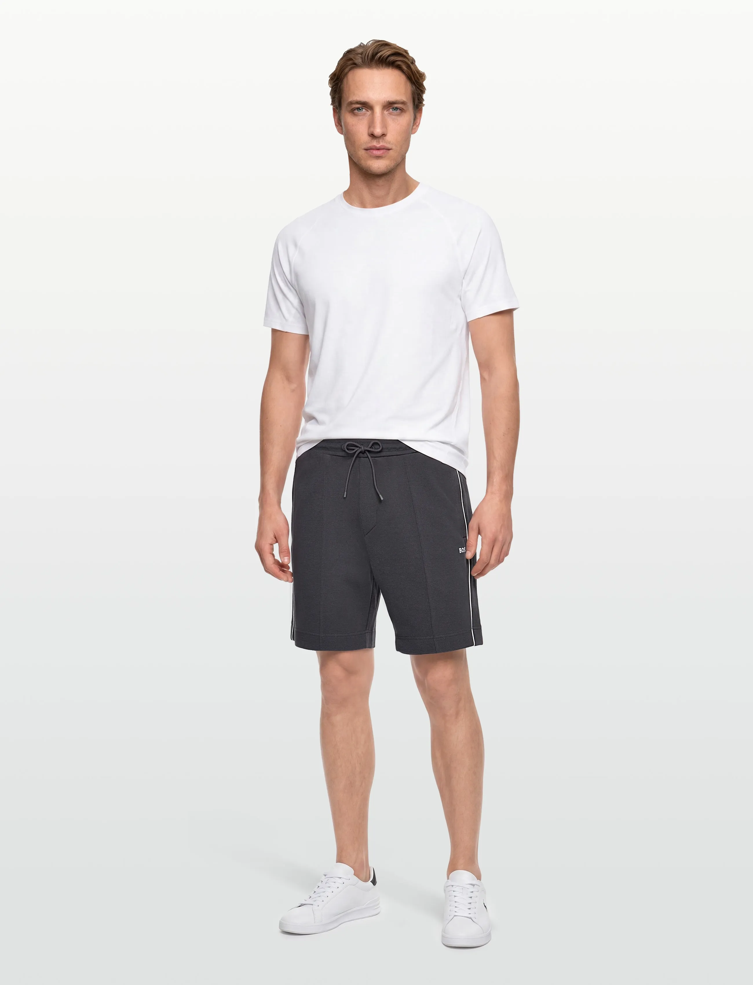 BOSS - JT_Join Headlo - sweatshorts - dark blue - 0