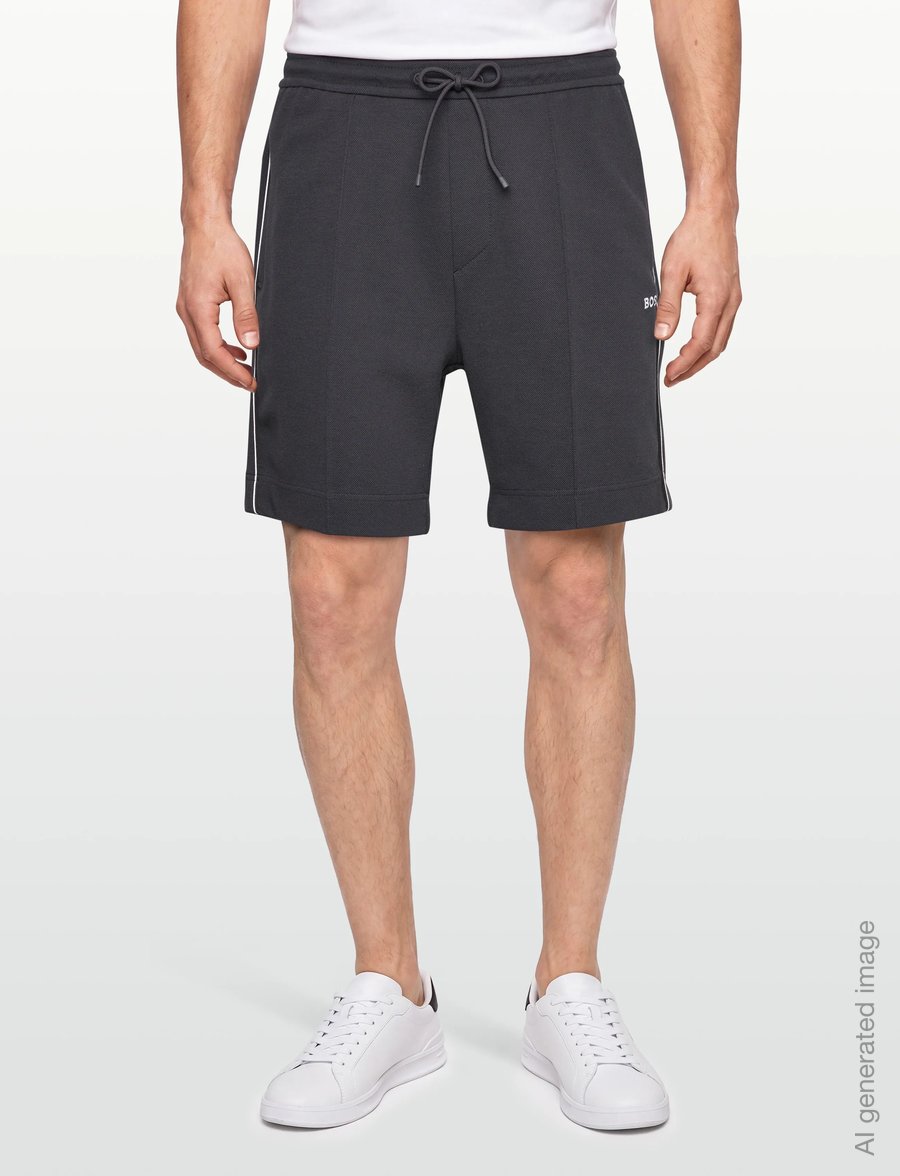 BOSS - JT_Join Headlo - lühikesed dressipüksid - dark blue - 3