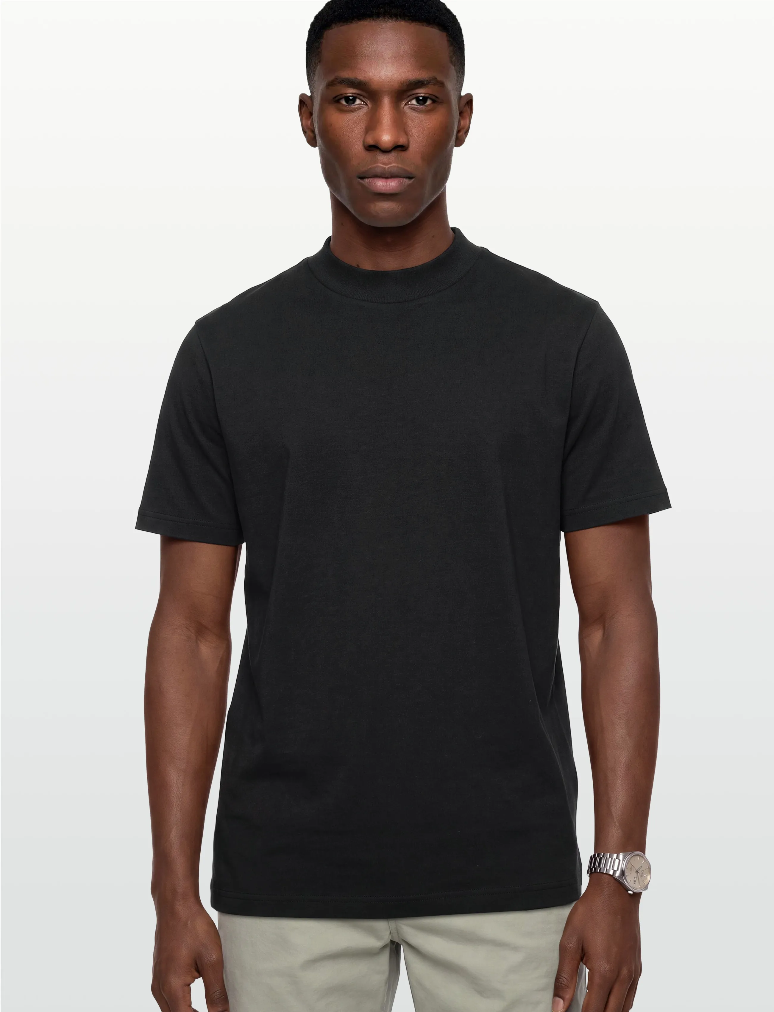 BOSS - Tee Collar - t-shirts - black - 3