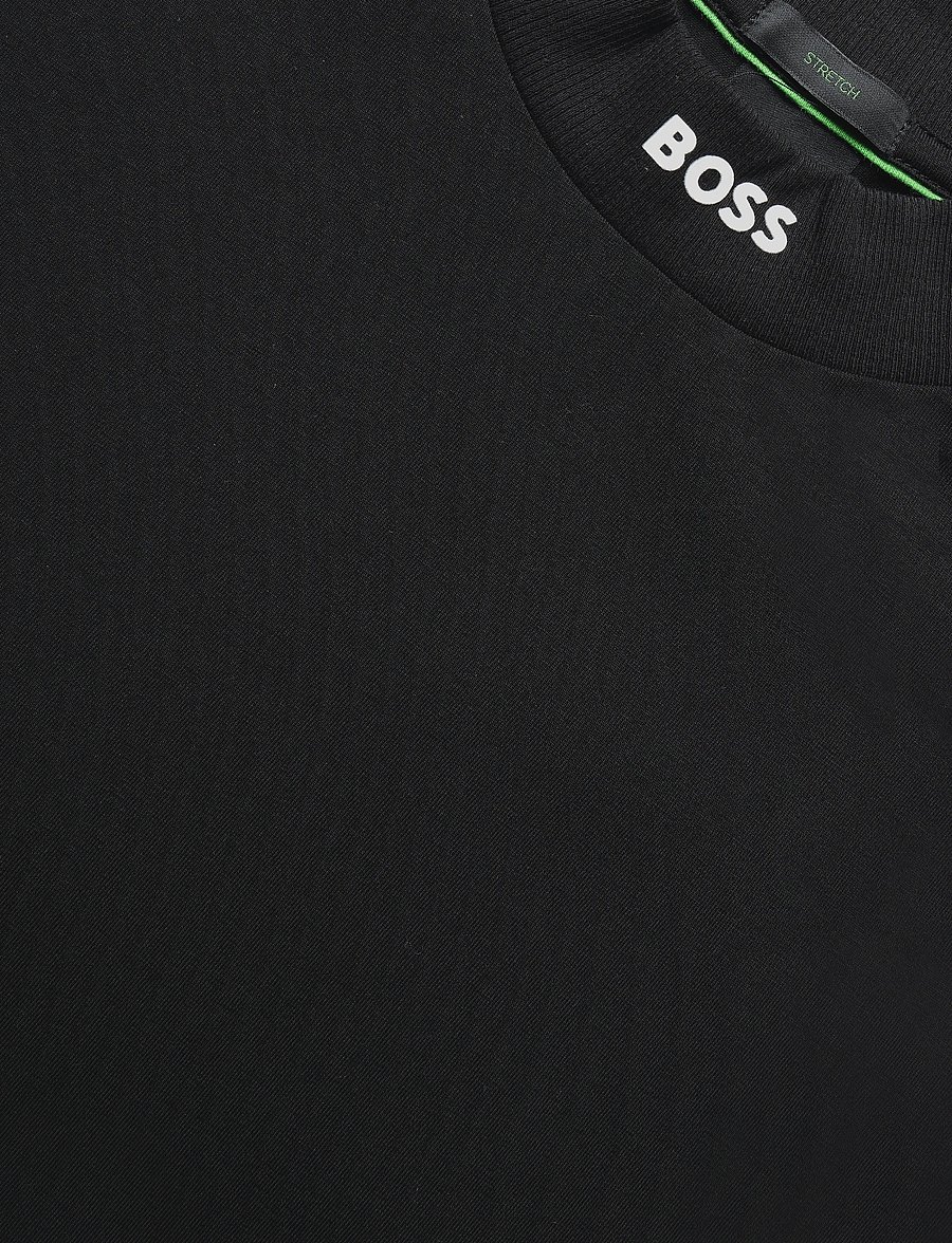 BOSS - Tee Collar - t-shirts - black - 5