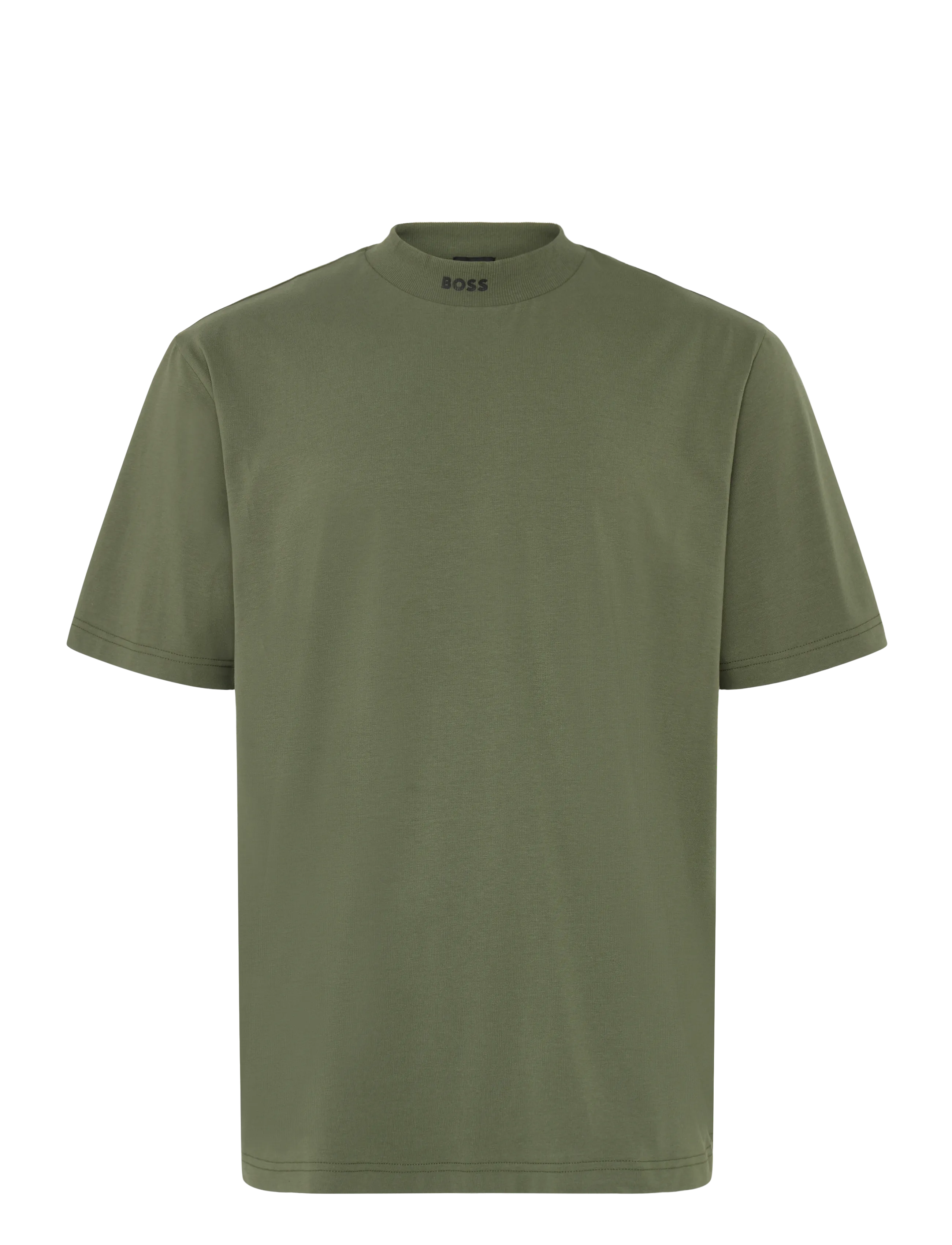 BOSS Tee Collar - Riided - DARK BEIGE / khaki/green