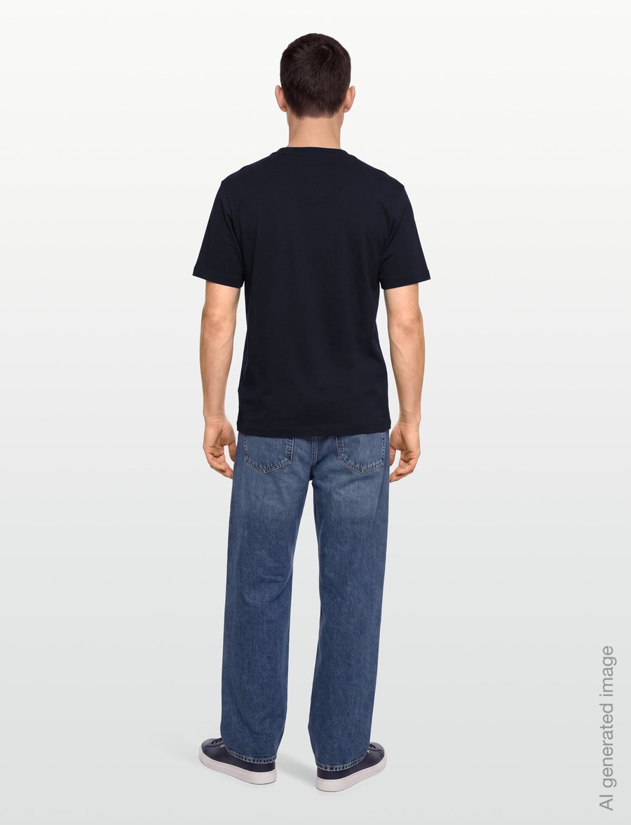 BOSS - Tee Collar - oberteile & t-shirts - dark blue - 4