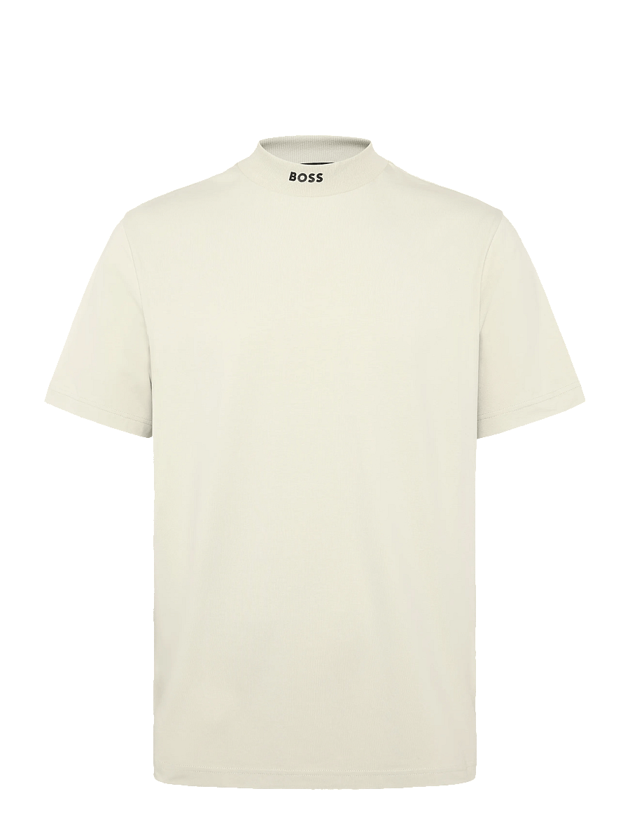 BOSS - Tee Collar - tops & t-shirts - light beige - 1