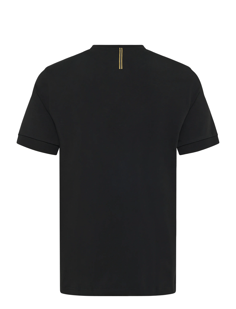 BOSS - TS_BB BC Lux Tee - kurzärmelige t-shirts - black - 1