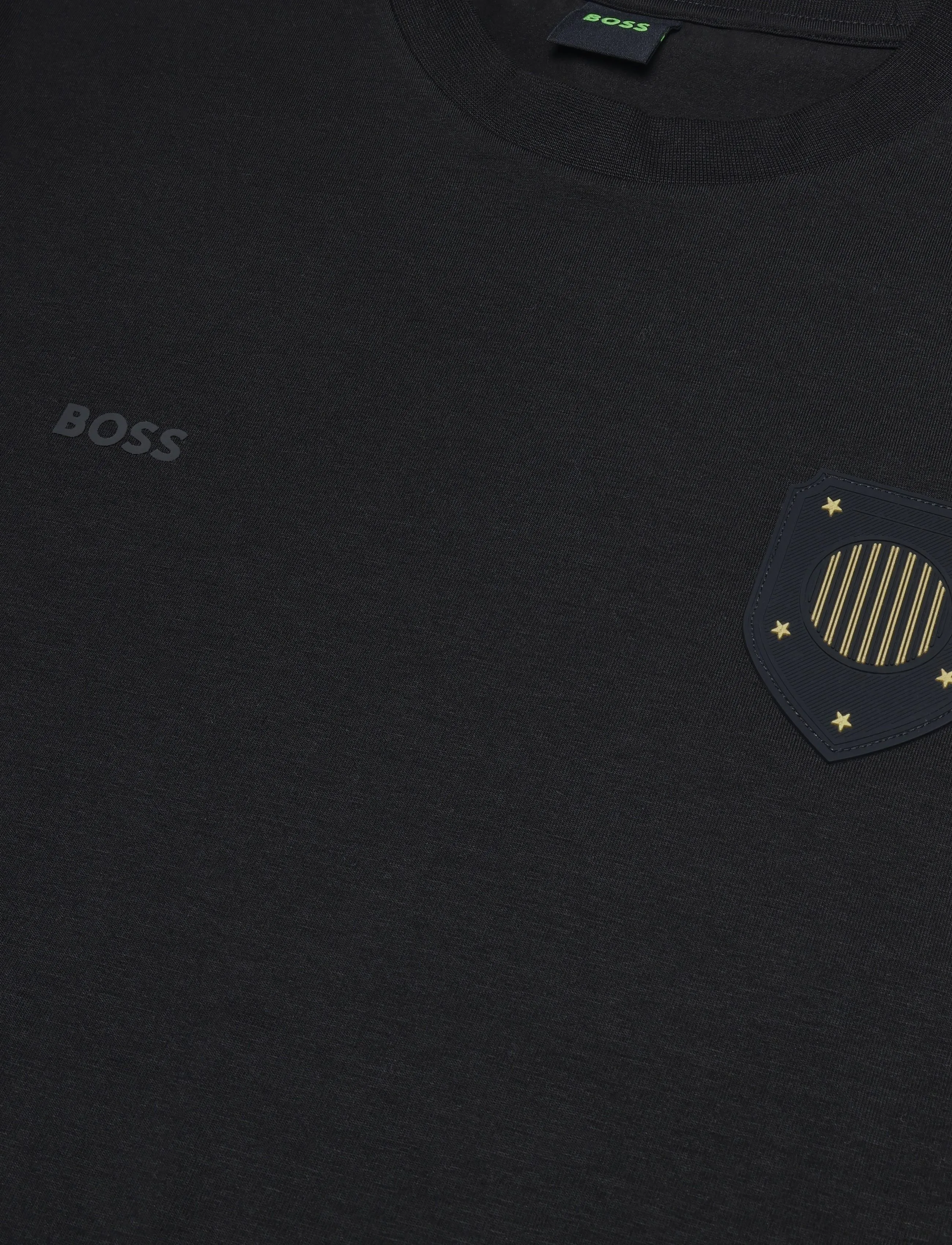 BOSS - TS_BB BC Lux Tee - kurzärmelige t-shirts - black - 2