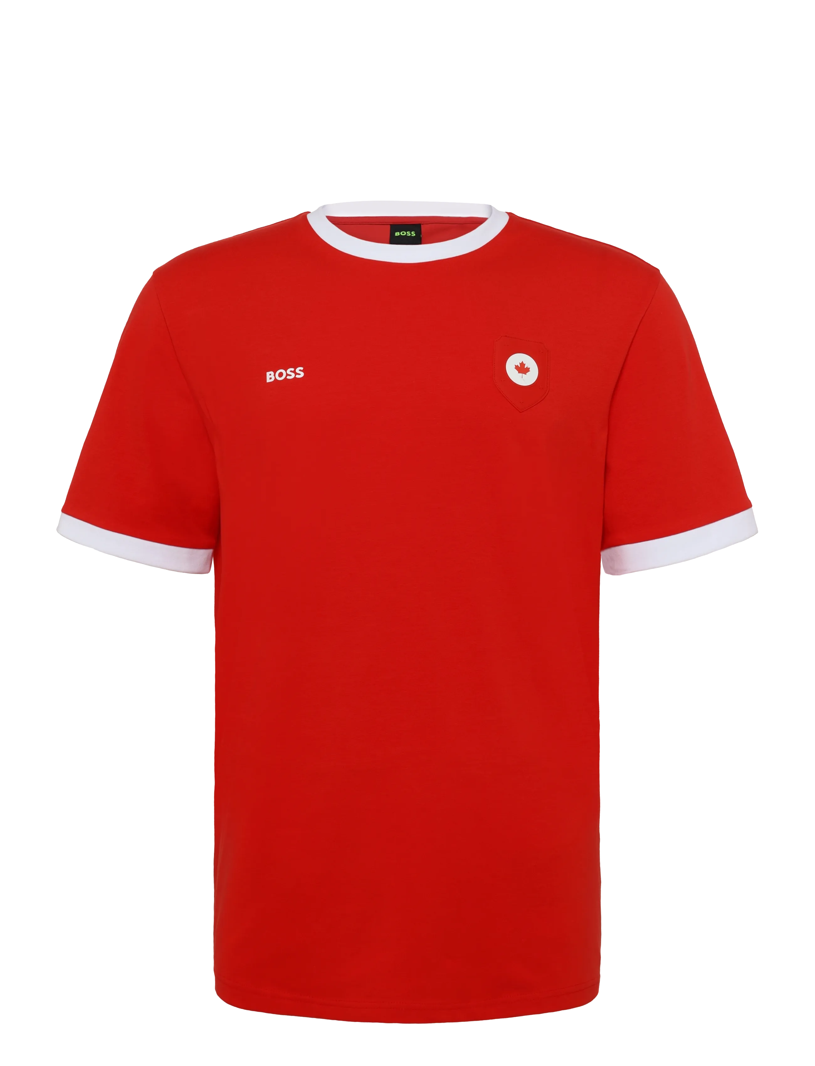 BOSS Ts_Bb Bc Lux Tee, XS, T-shirts, Rot - Short-sleeved, Männerswear