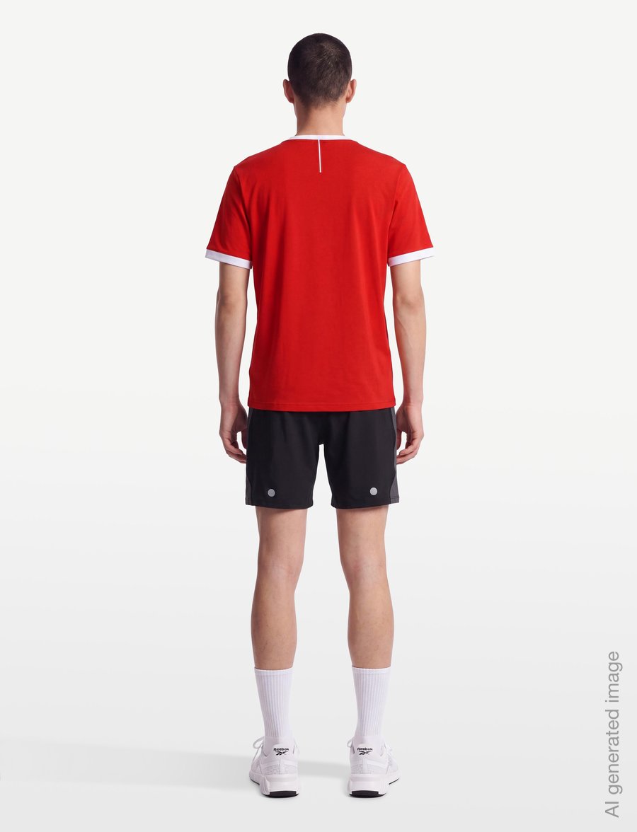BOSS - TS_BB BC Lux Tee - short-sleeved t-shirts - open red - 4