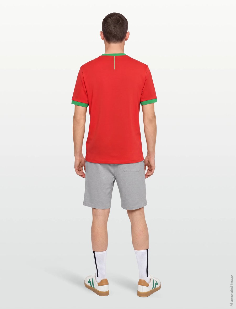 BOSS - TS_BB BC Lux Tee - kurzärmelige t-shirts - open red - 4