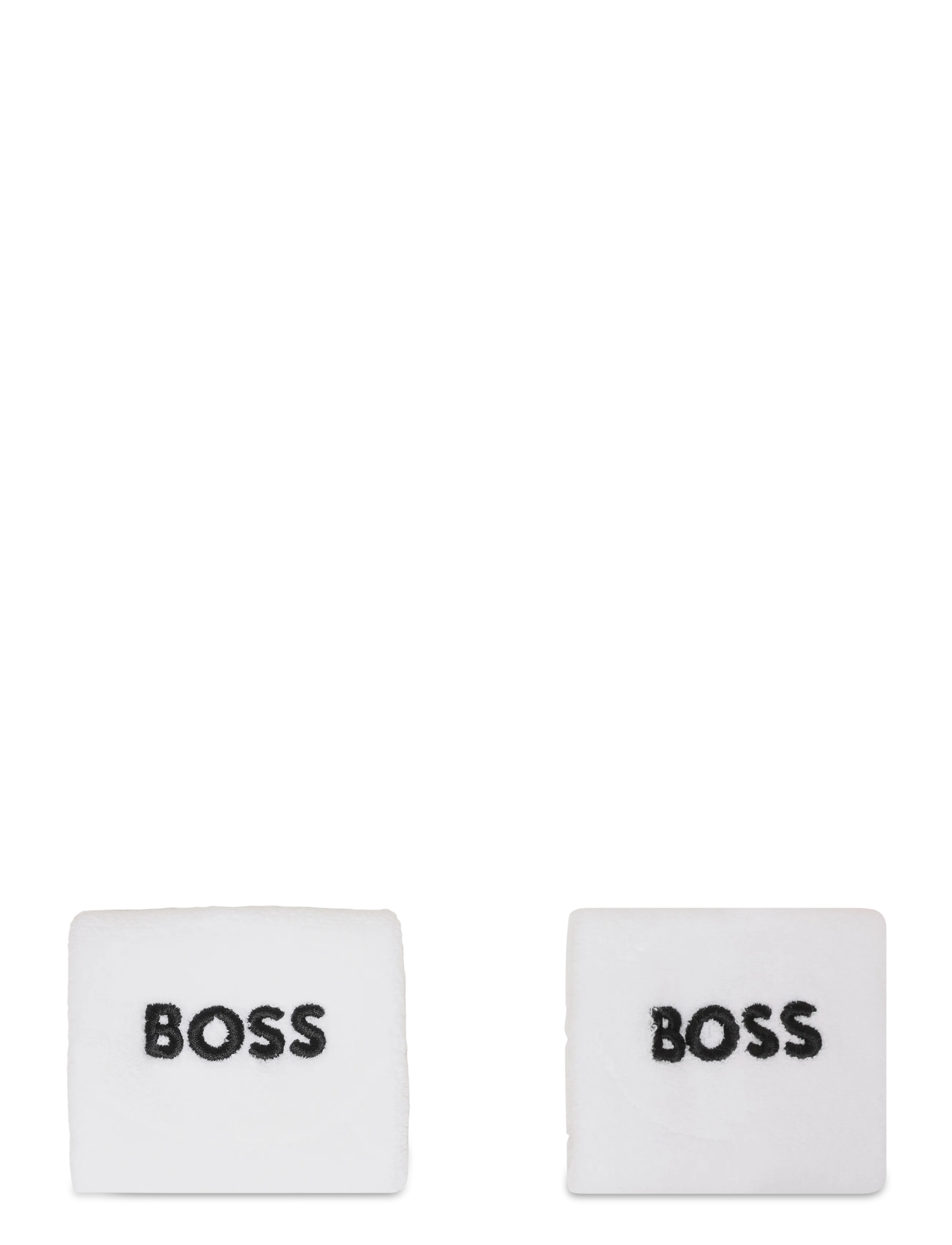 BOSS Wristband-E - Handgelenk-Schweißband - WHITE / white