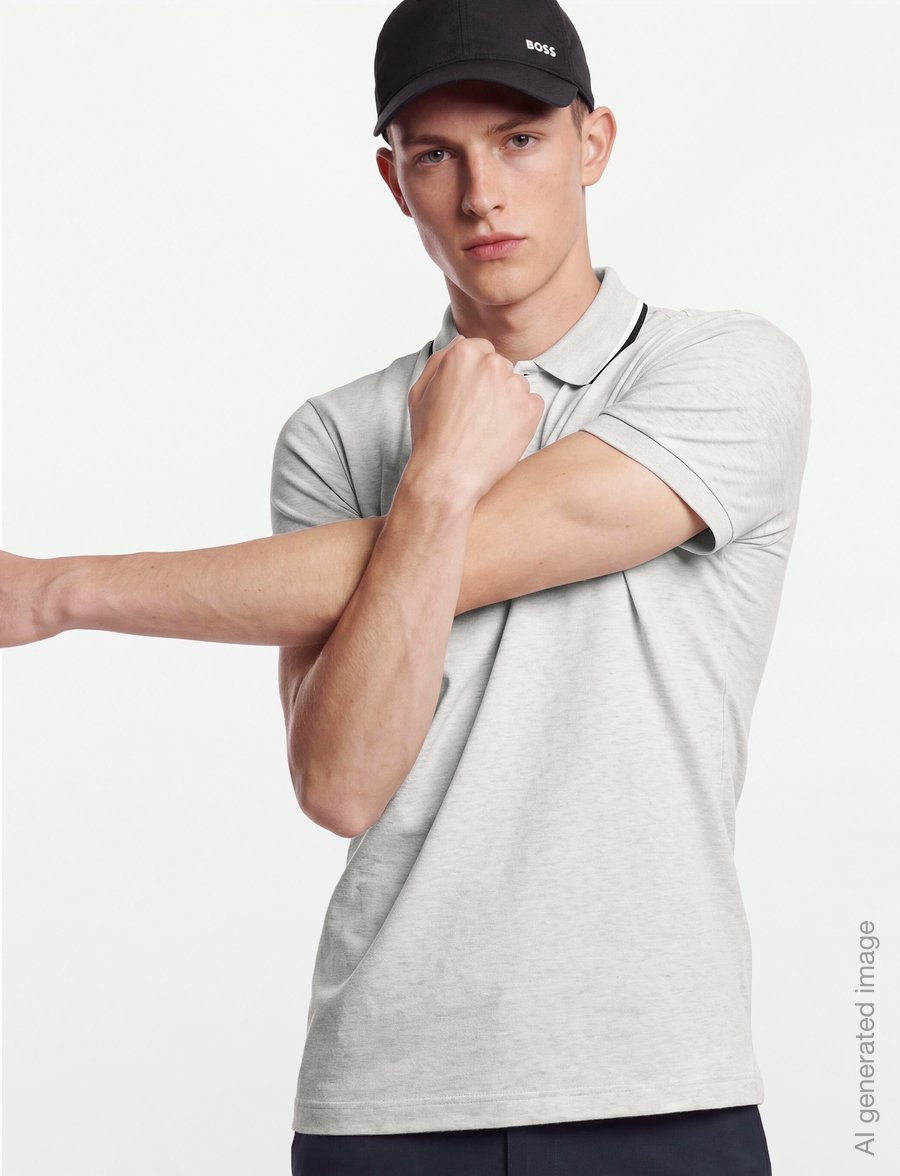 BOSS - PL_Join Paddy - toppe & t-shirts - silver - 3
