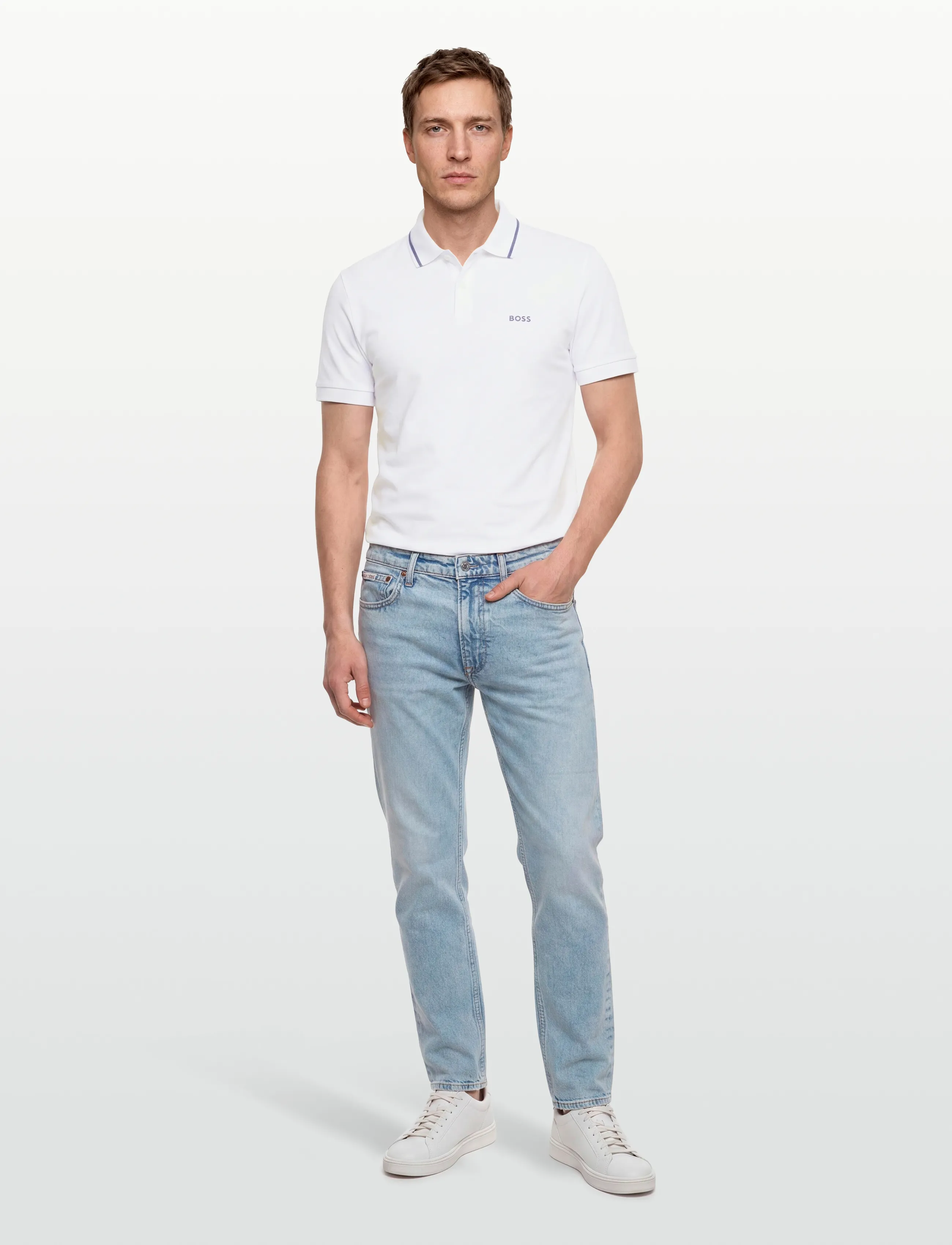 BOSS Pl_Join Paddy, 3XL, White, Sport Polos > Sport Short-sleeved Polos, Herre